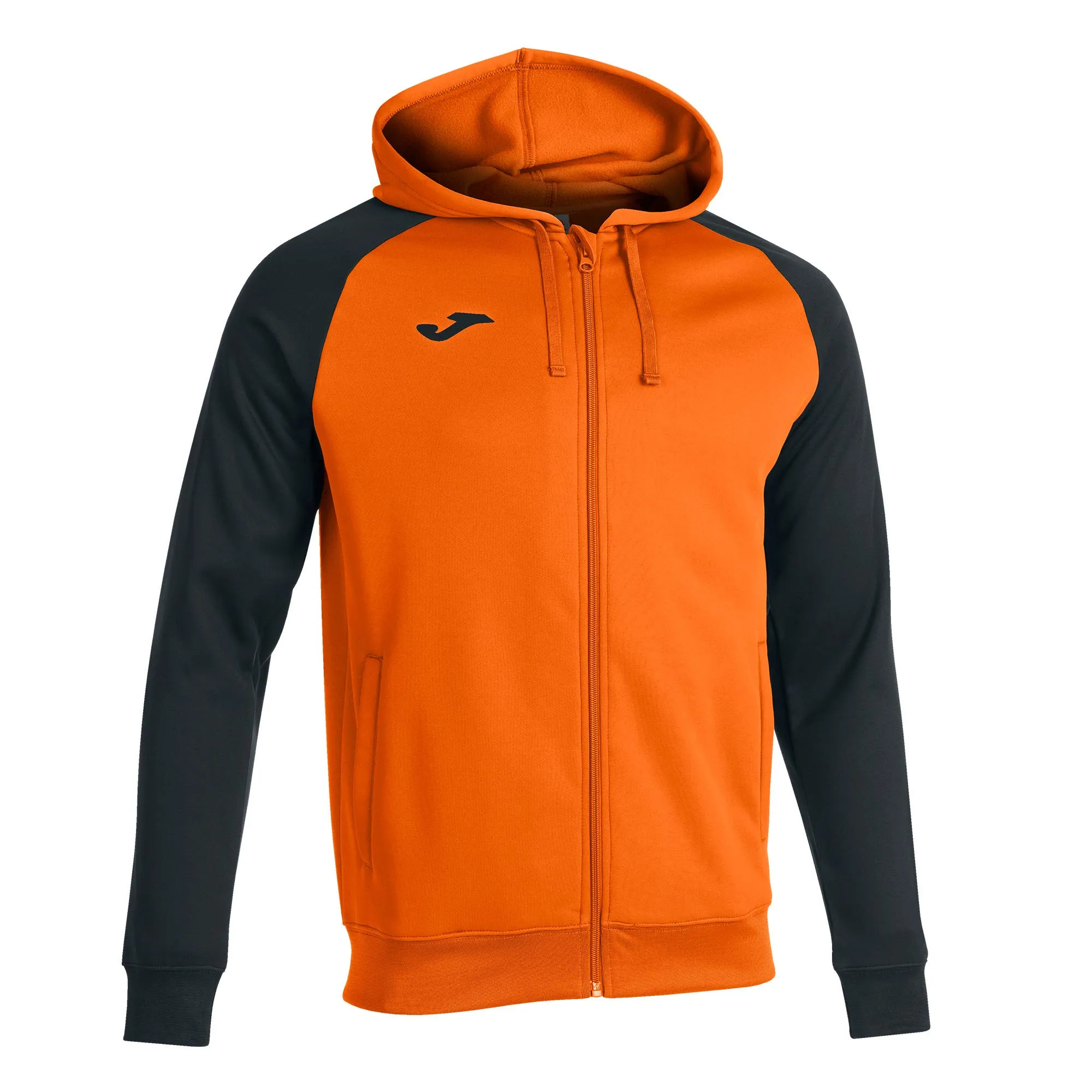 Joma 101967.881.XL Giacca con Cappuccio Academy IV, Arancione - Nero