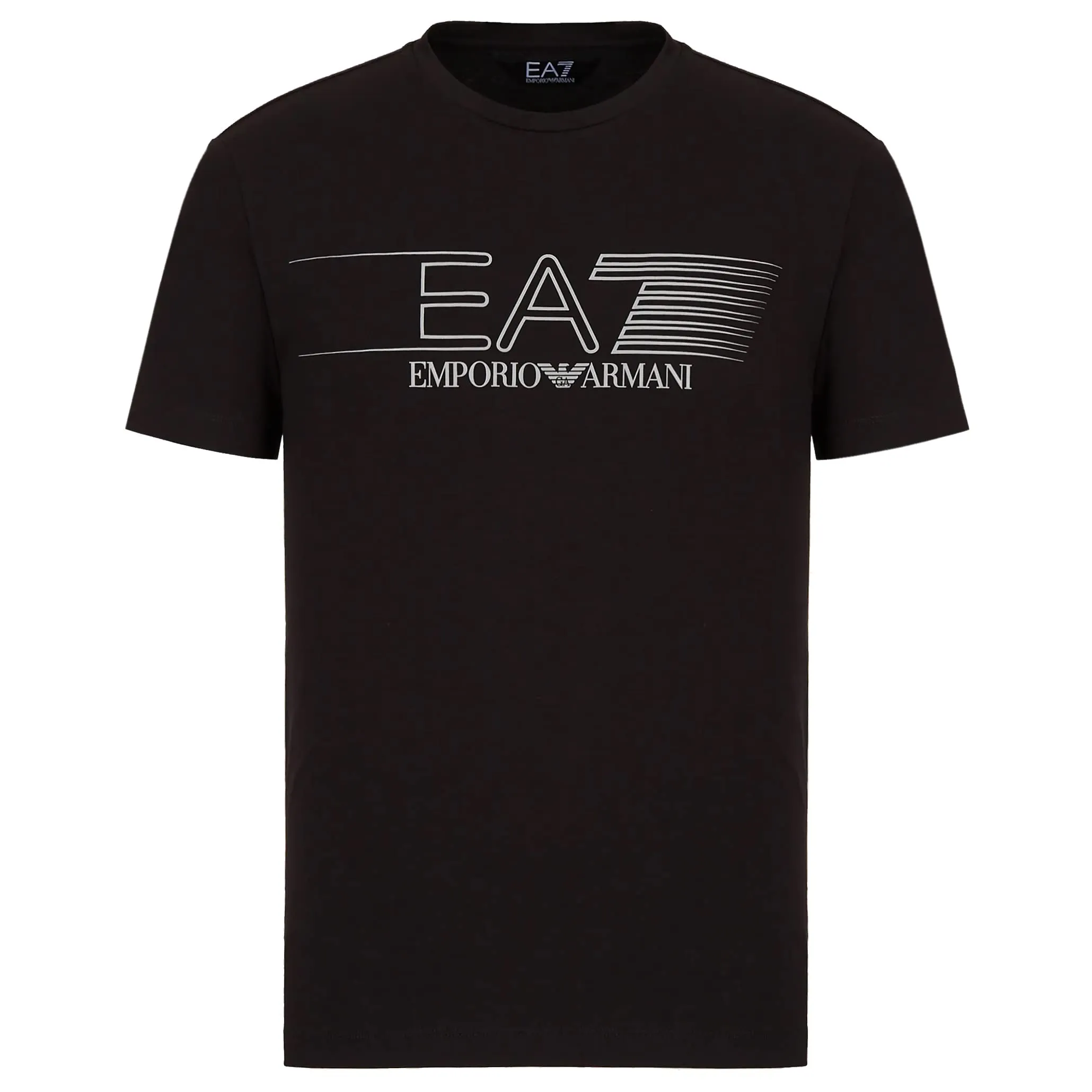 Emporio Armani Maglietta T-Shirt Uomo EA7 6KPT15 PJ03Z, Manica Corta, Girocollo (L, Nero)