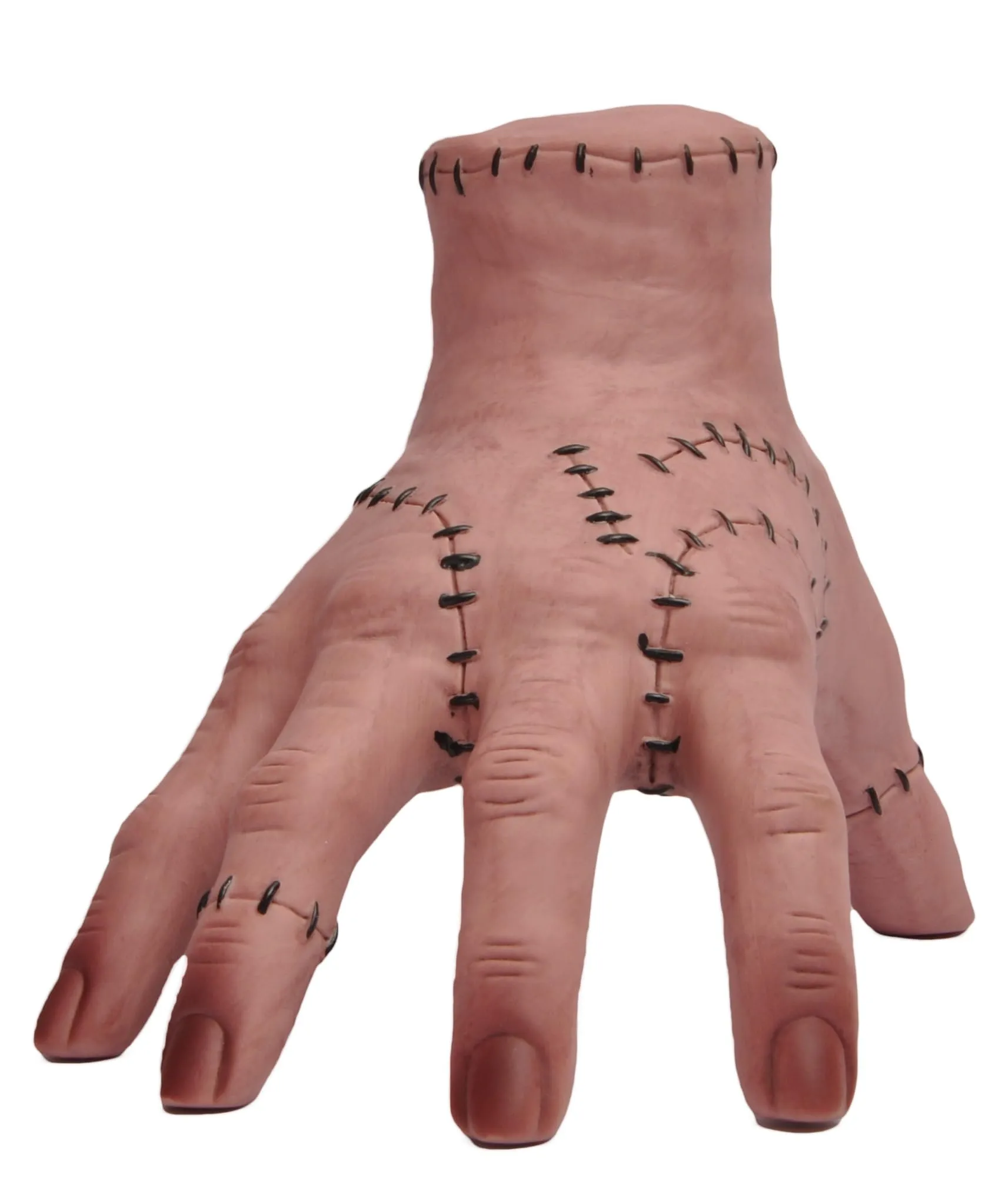 Ciao- Mano Hand The Thing Originale Wednesday Addams in Vinile Accessorio Travestimento, Colore Rosa, 31458