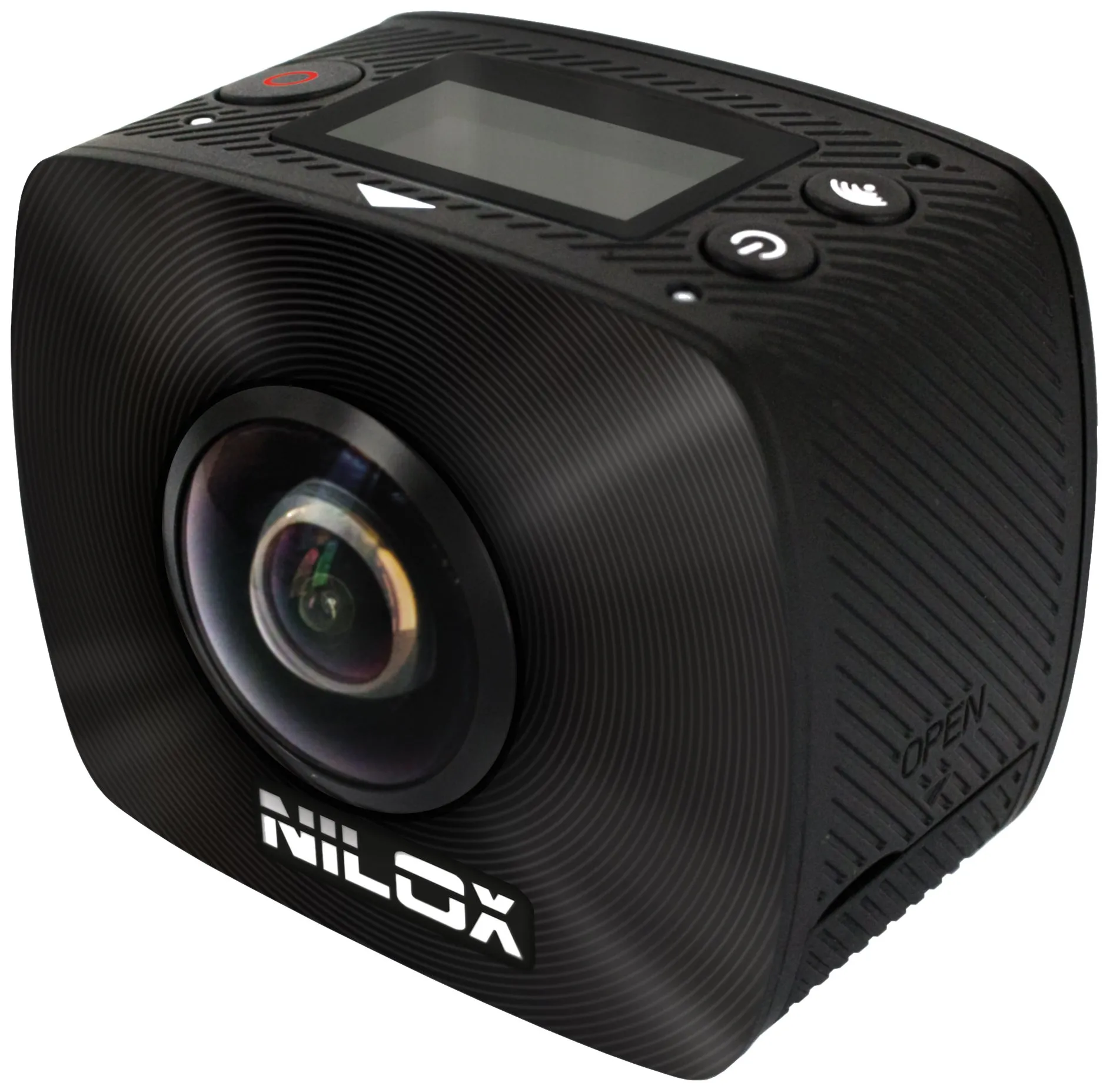 Nilox, Action Cam EVO 360 +, Full HD 1920x960p, 30 fps, 4.5 MP, Riprese a 360°, Nera