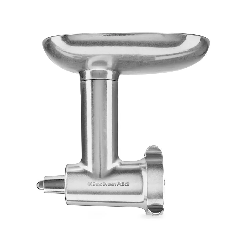Accessorio per Roboto da cucina KitchenAid - 5KSMMGA - Tritacarne per impastatrice - Con accessorio per insaccare salsicce - Tritaverdure - Acciaio inossidabile