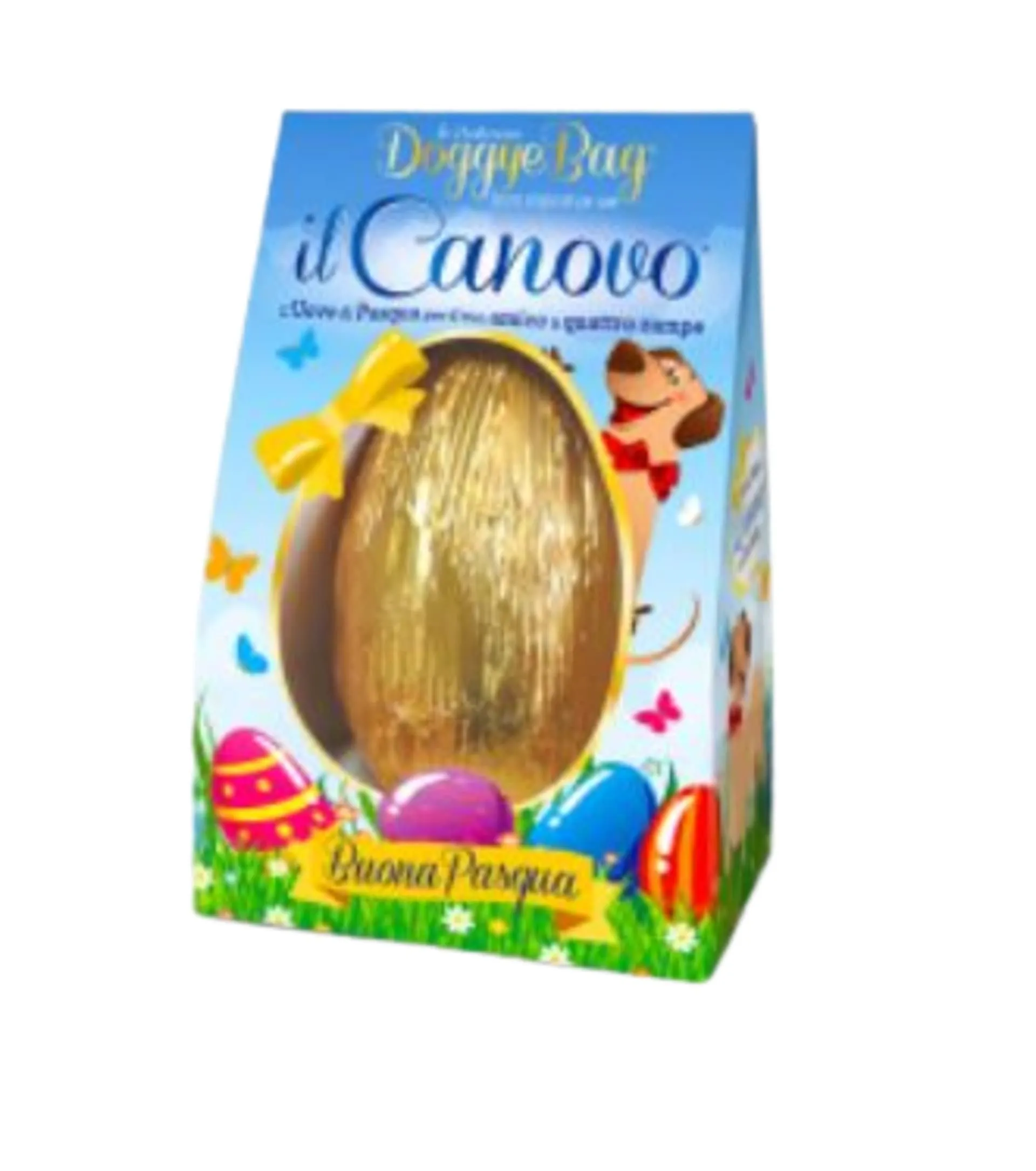 La pasticceria Doggye Bag il Canovo art. 0092, l'uovo di Pasqua per il to amico a quattro zampe. 60gr.