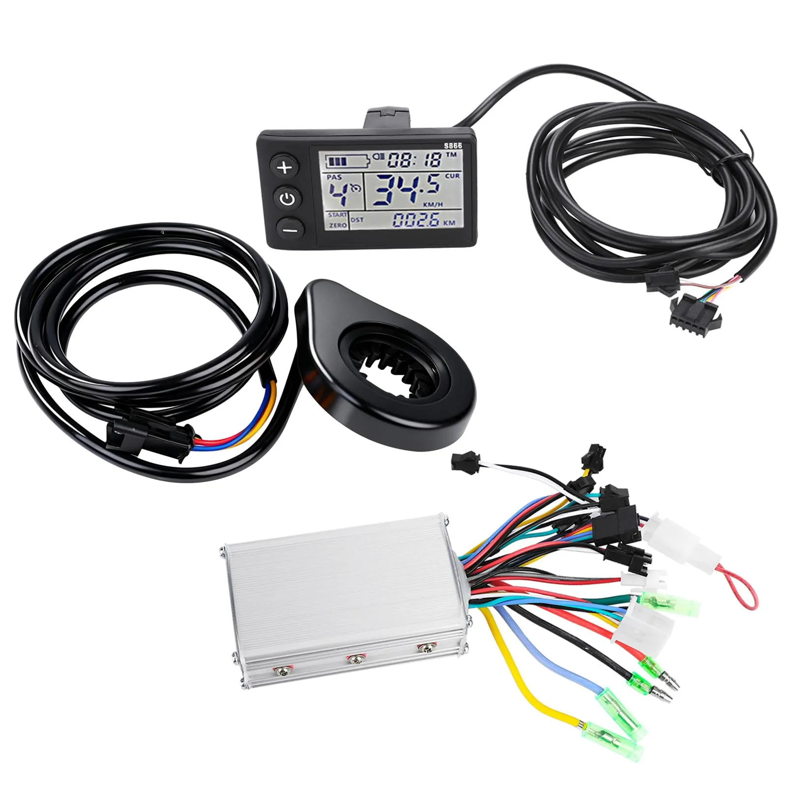 Centralina bici elettrica 36V 250W Brushless motor controller Electric Scooter Control Unit Brushless Motor Controller + Display (36V/48V 250/350W).