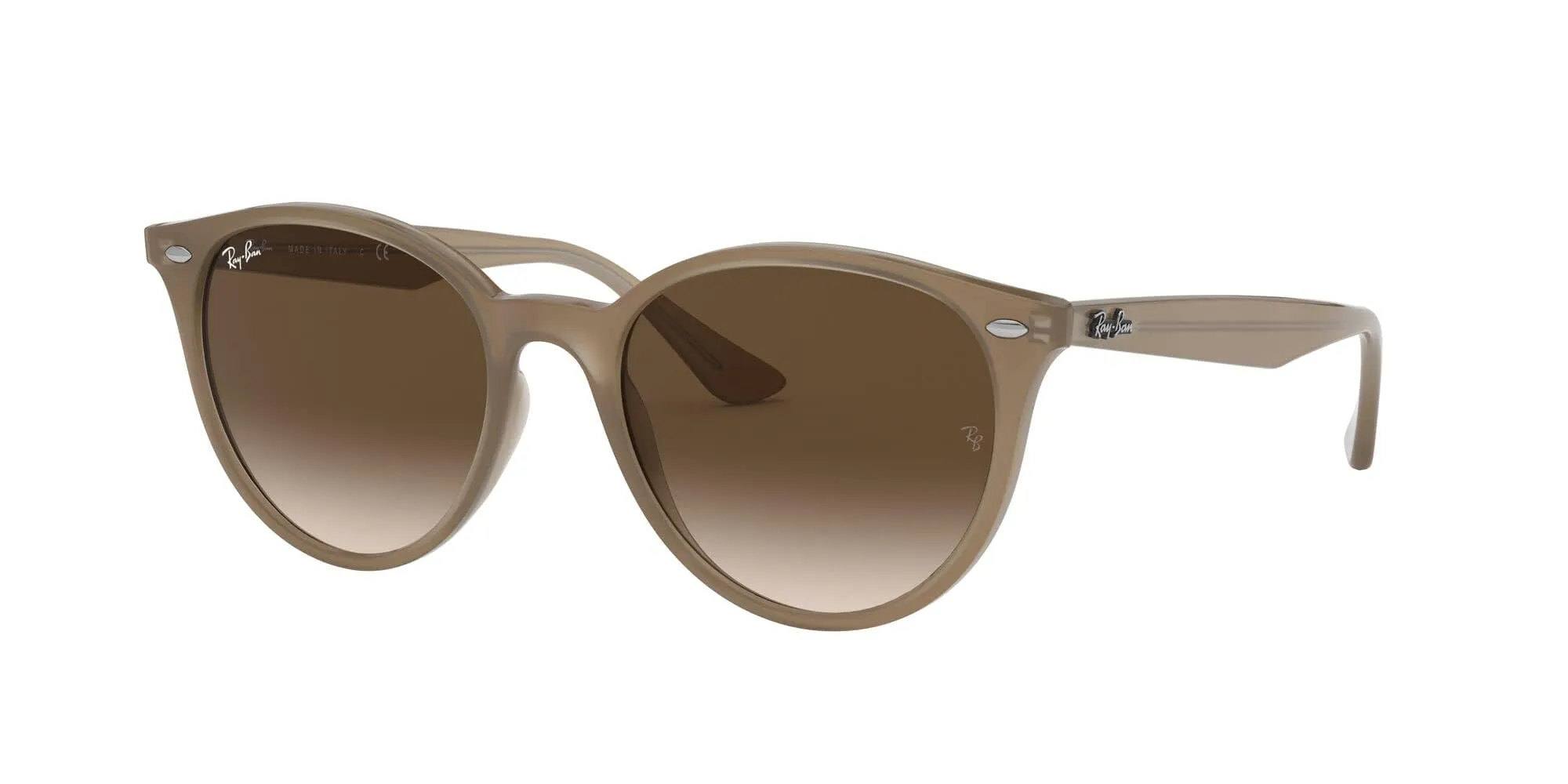 Ray-Ban 0RB4305 Occhiali da Sole, Marrone (Opal Beige), 53.0 Unisex-Adulto