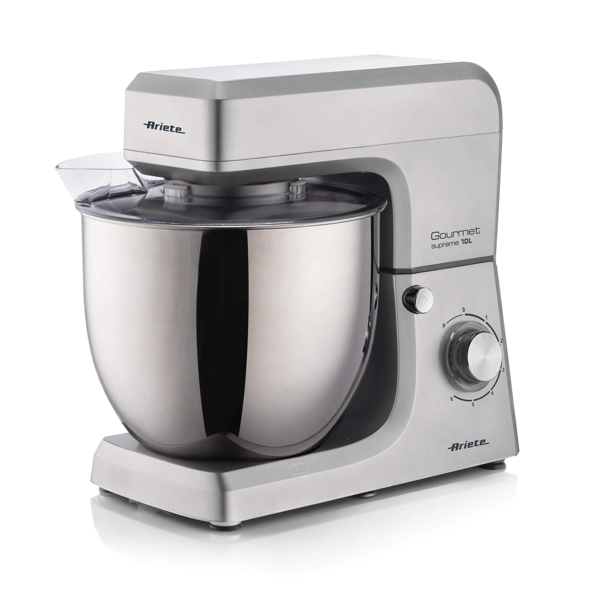 Ariete 1576 Gourmet Supreme 10L, Capacità 10L, 2000W, 6 velocità + Pulse, Accessori per vari impasti