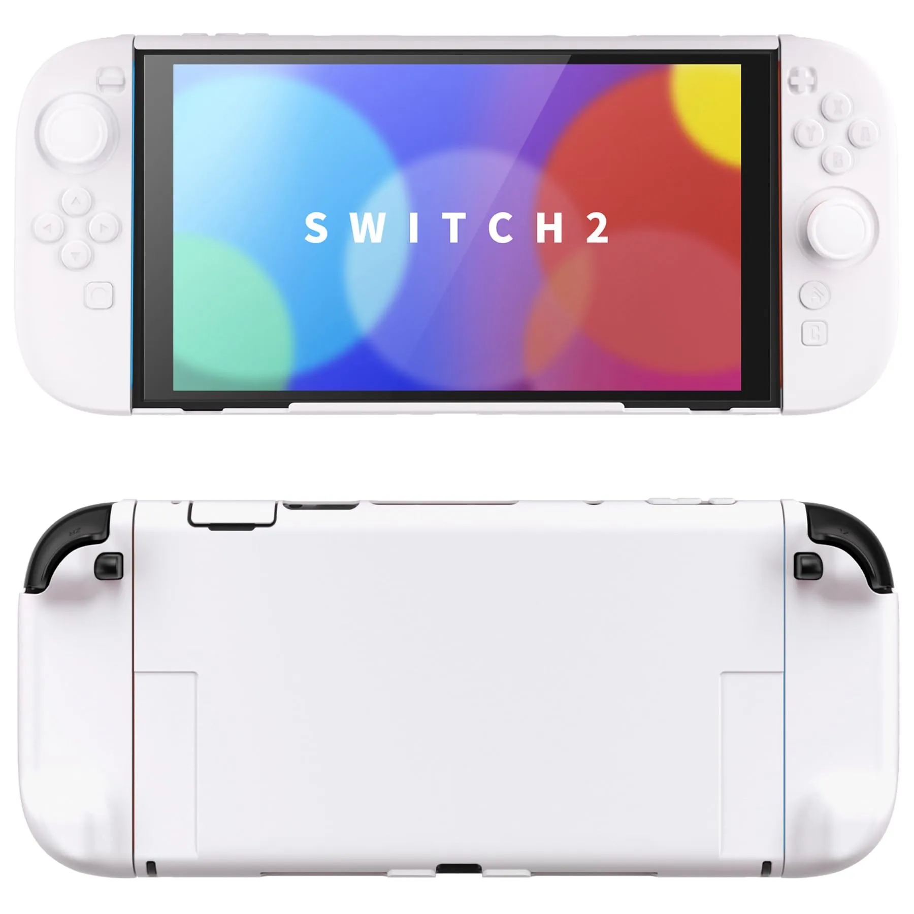 playvital per Switch 2 Cover Rigida Dockable, Custodia Protettiva Supporto Pieghevole Accessori per Nintendo Switch 2 Console, Copri Tasti & Gommini per Joycon 2, Matcha Verde