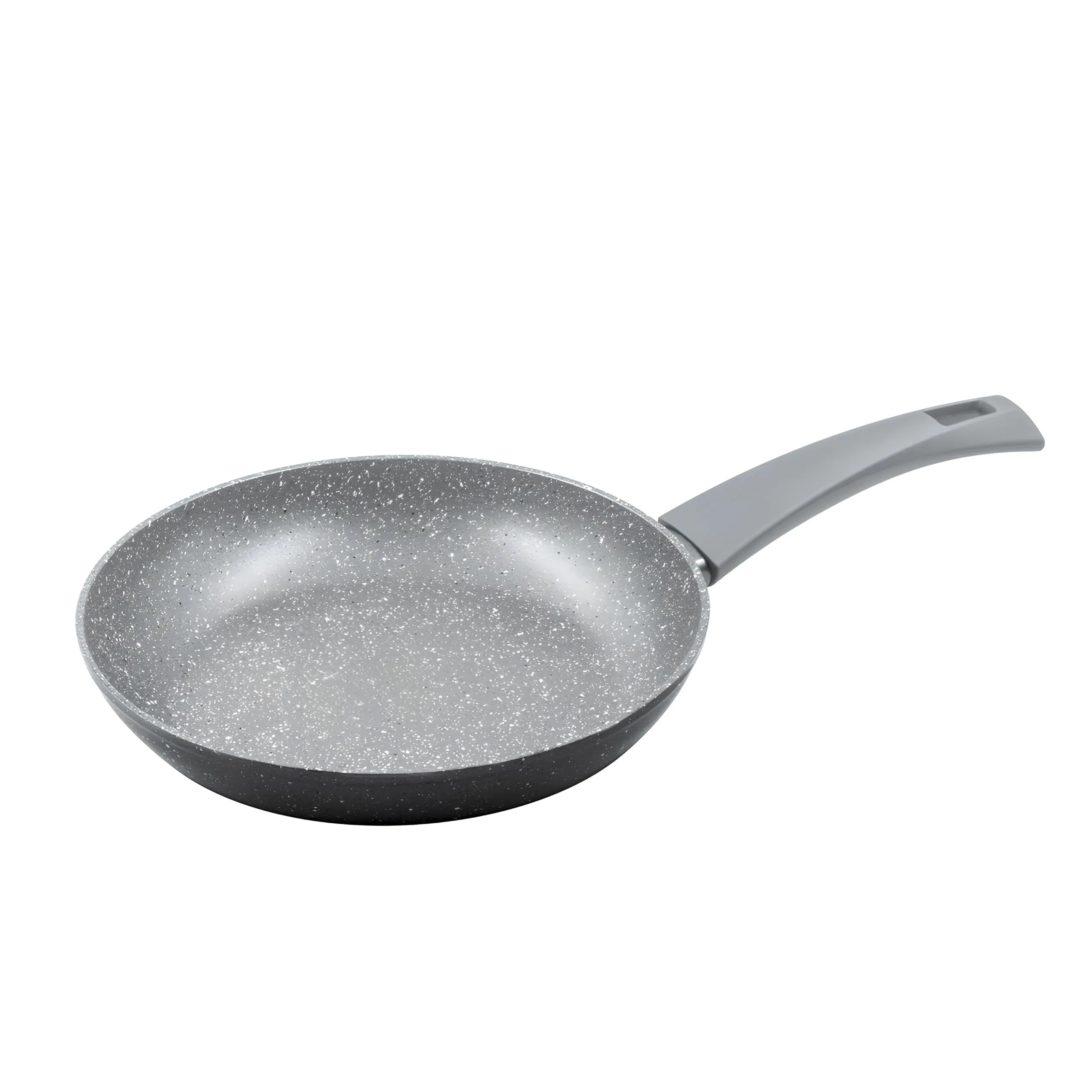 Zanetti - Padella antiaderente DURAPIETRA, adatta a tutti i piani cottura incluso induzione, fondo indeformabile, rivestimento alto spessore, manico soft touch, Diametro 20 cm