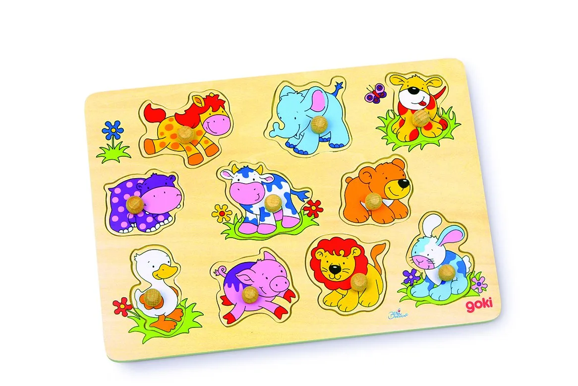 Goki Puzzle d'incastro «Cuccioli»