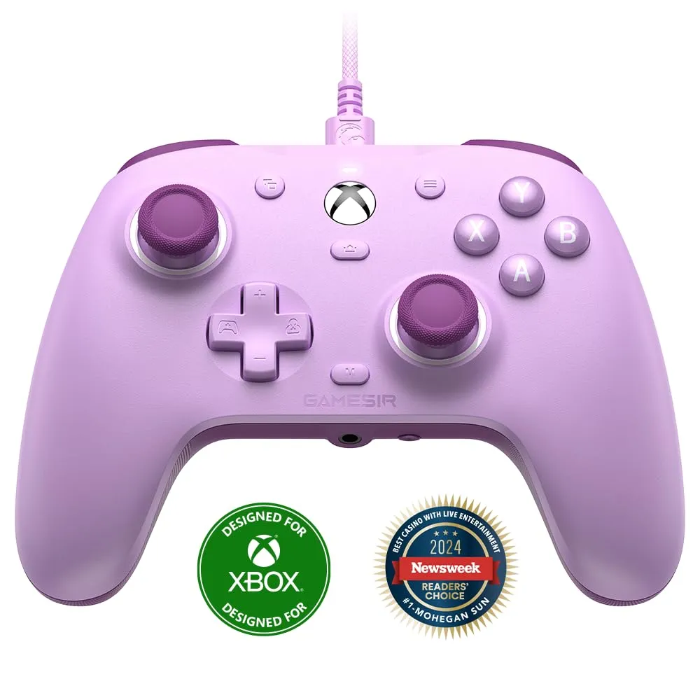 GameSir G7 SE Wired Controller per Xbox Series X|S, Xbox One e Windows 10/11, Gamepad da Gioco Plug e Play con Joystick a Effetto Hall, Jack Audio da 3,5 mm (Porpora)