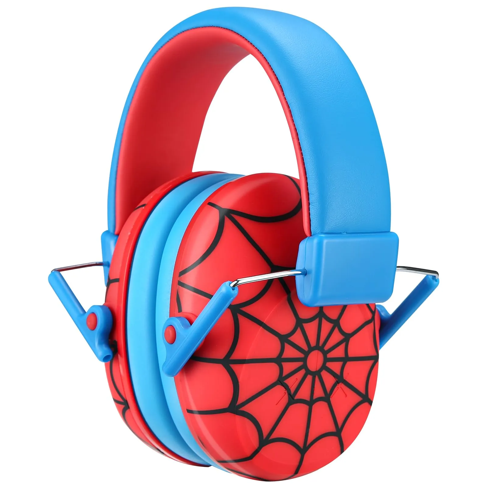 ProCase Cuffie Antirumore Bambini Cuffie per la Protezione dell'Udito Riduzione del Rumore Cuffie Rumore -Rosso Blu