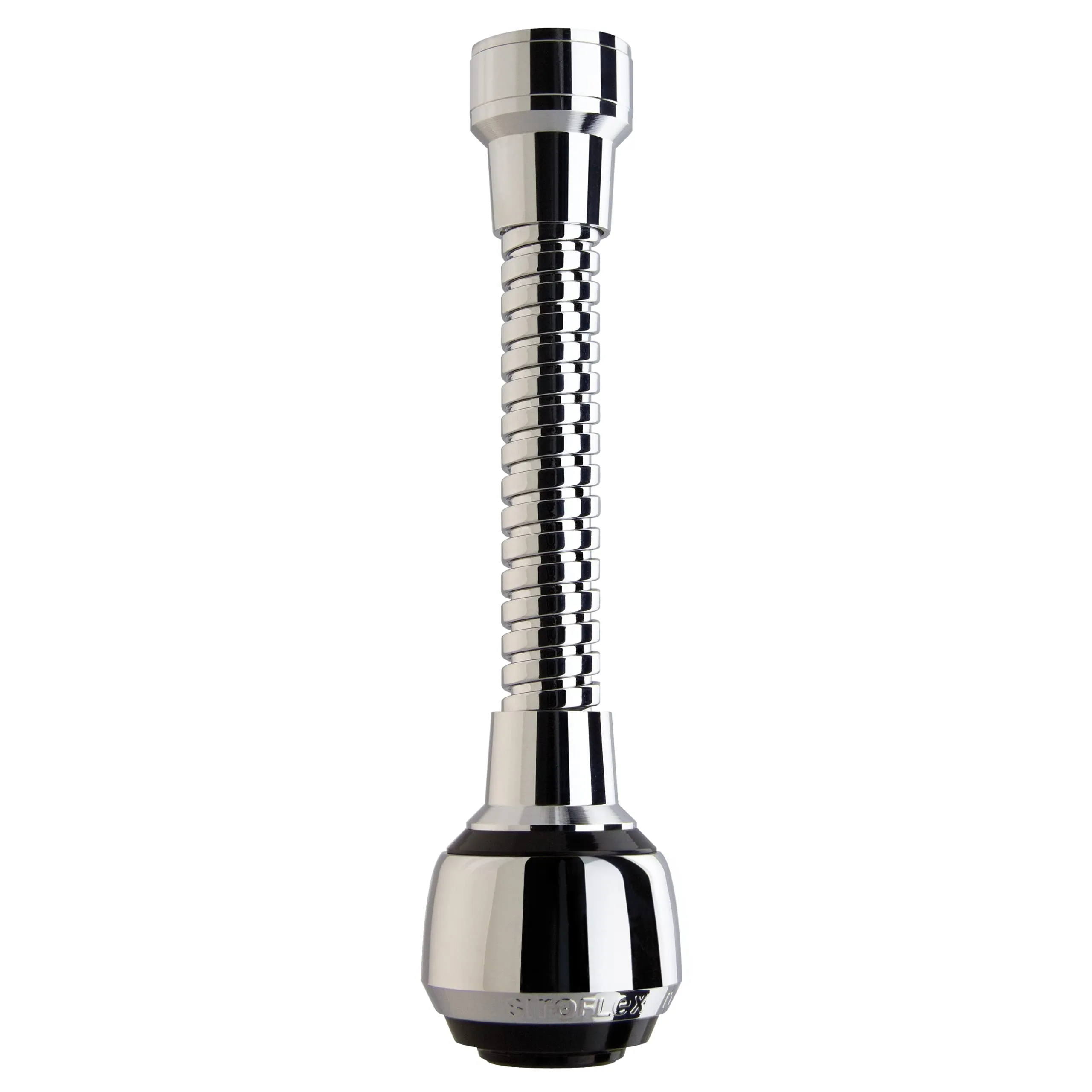 Siroflex 2510/S Milady Doccino Per Lavandino Cucina Con Cannuccia Flessibile In Ottone Made in Italy | Aeratore Rubinetto Cromato Nero| Areatore Per Rubinetti | Rompigetto Rubinetto Cucina