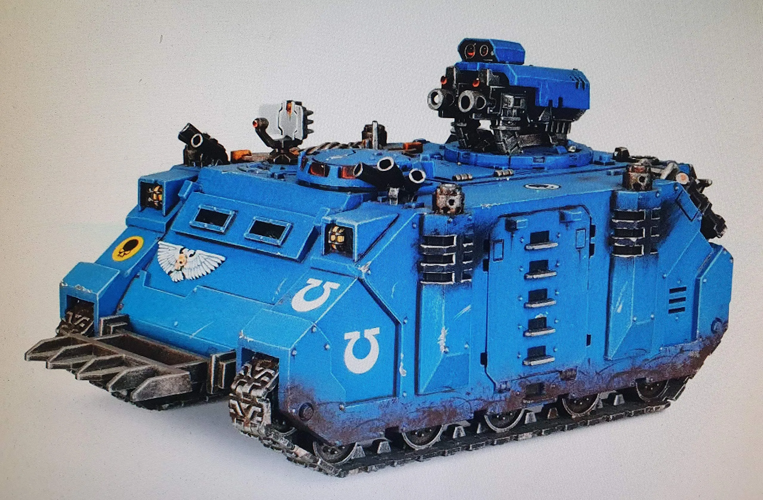 Games Workshop Razorback degli Space Marines, Blu, Nero