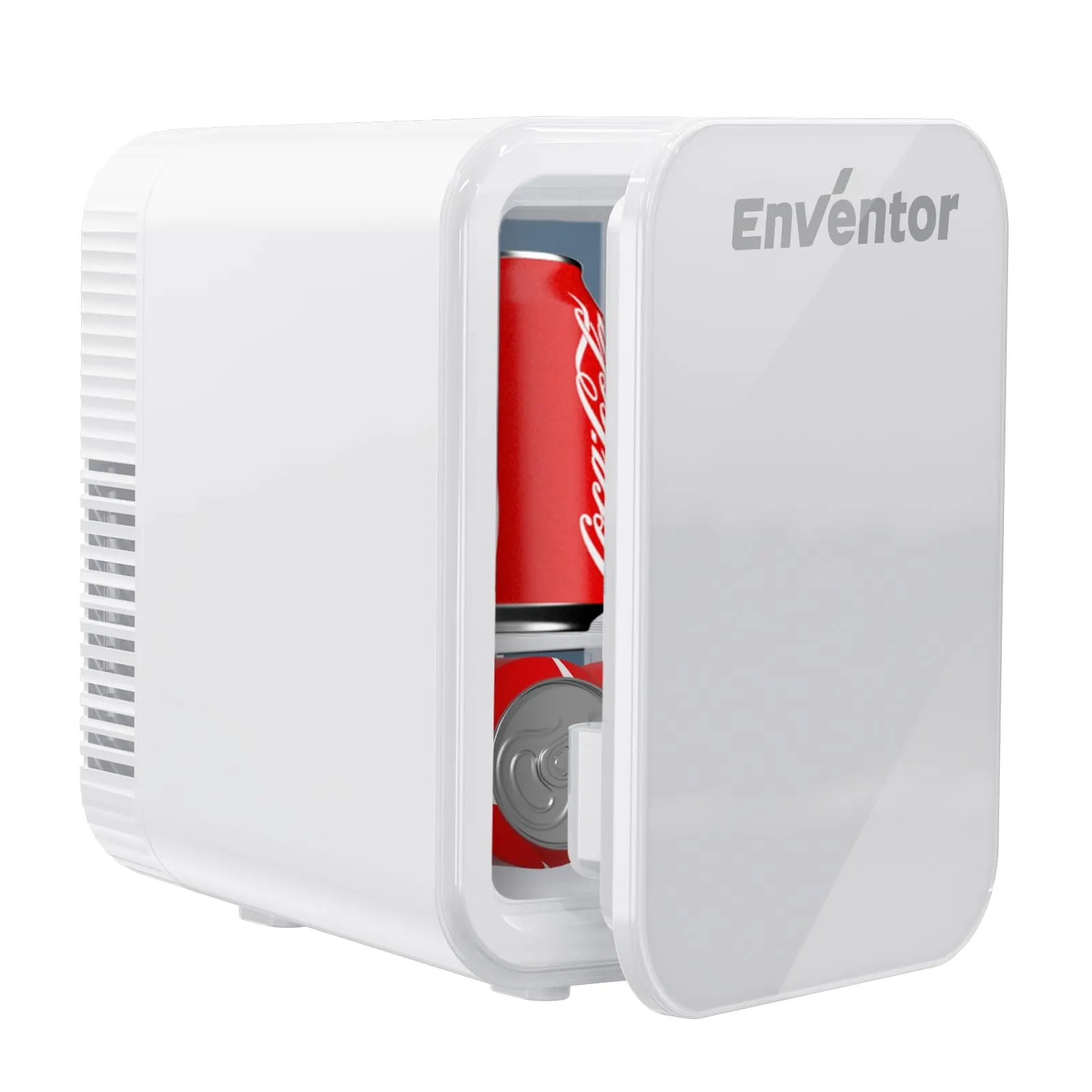 Enventor Frigorifero Piccolo 10L (Nero), Mini Frigo da camera con Raffreddamento e Riscaldamento, 12V/220V, Display LCD, Frigorifero Portatile per Auto, Cosmetici, Bevande, Frutta