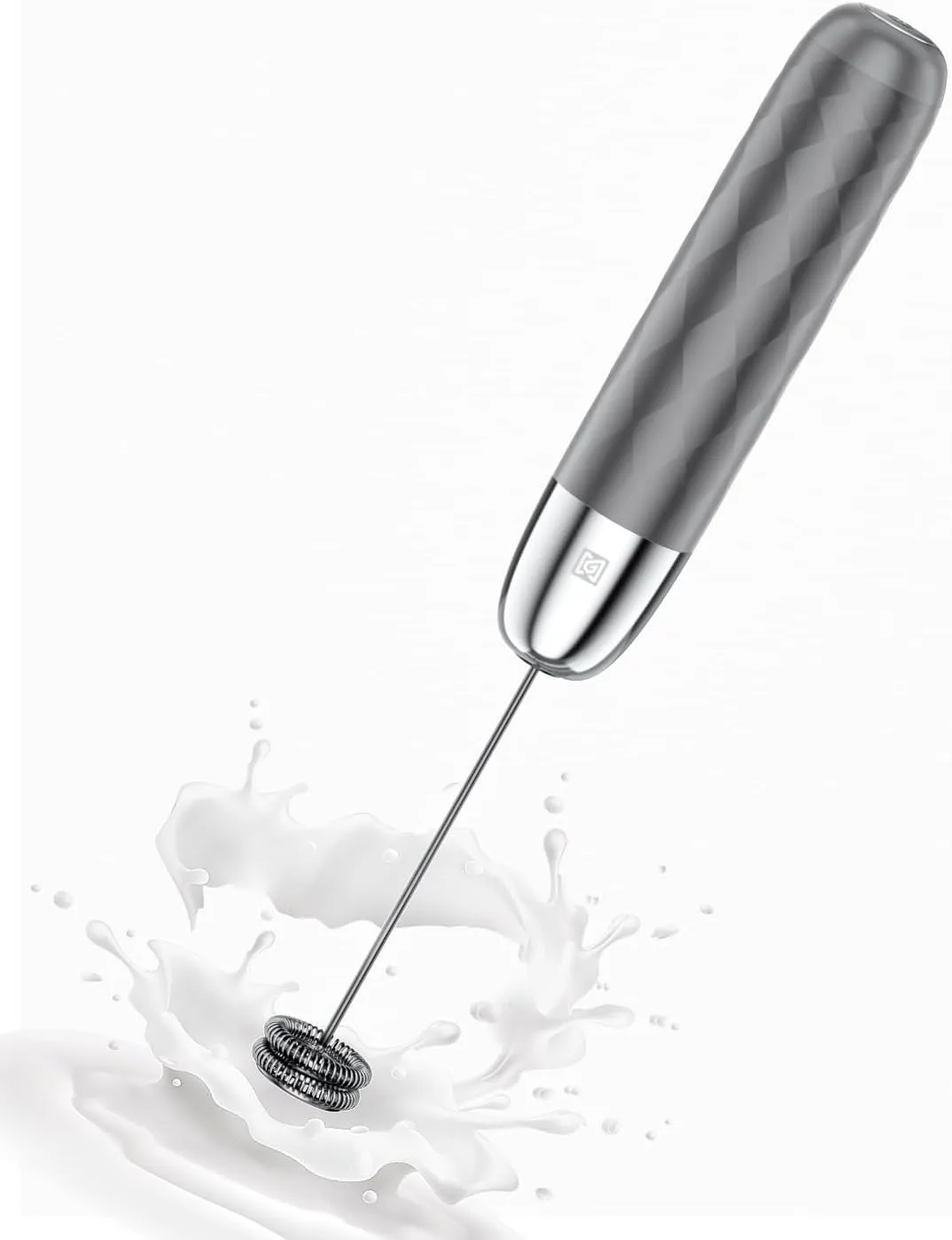 Maestri House Montalatte ricaricabile, portatile, elettrico, in acciaio inox, impermeabile, staccabile, frusta per bevande, mini frullatore per matcha, latte, cappuccino