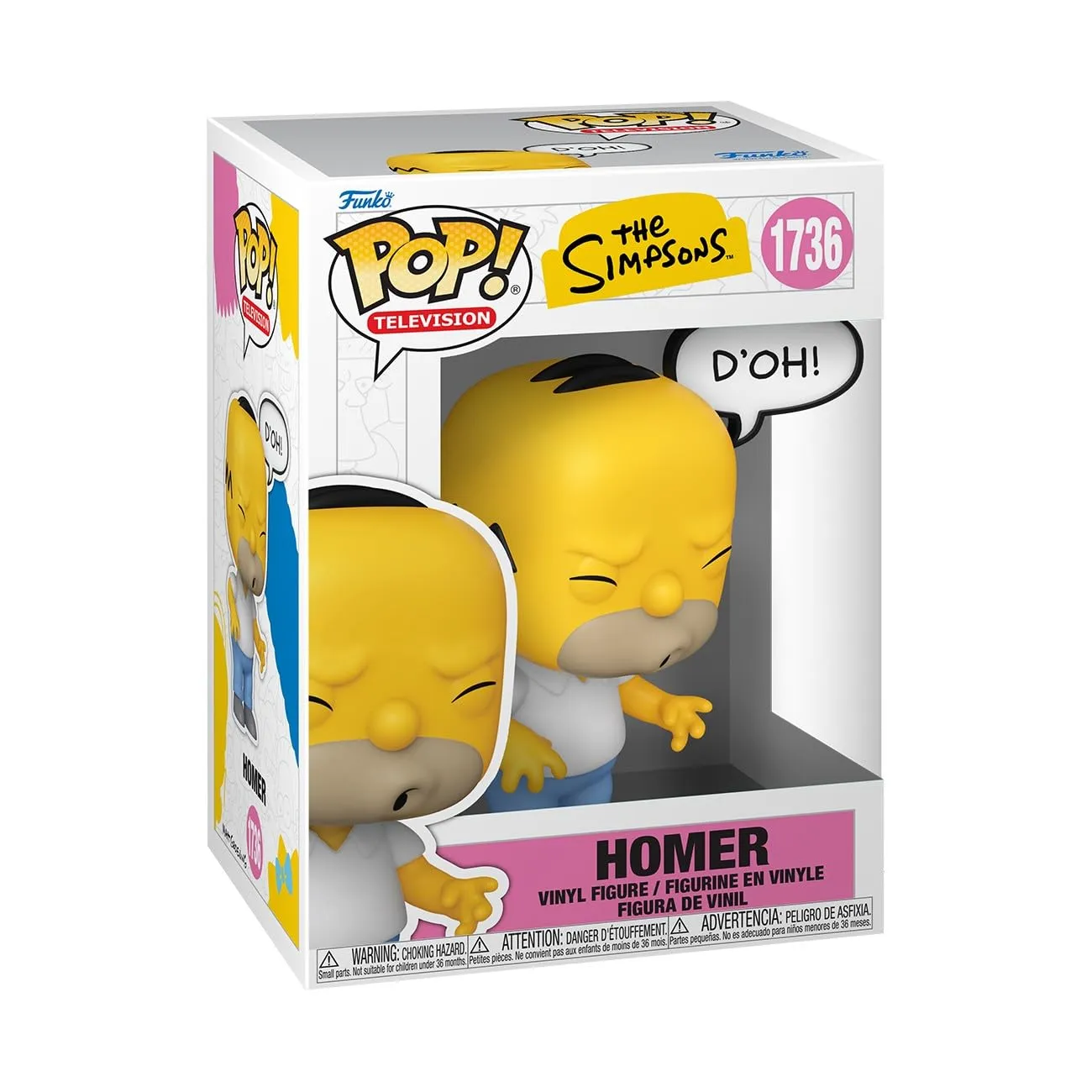 Funko Pop! Sayings: Simpsons 2- Homer Simpson - The Simpsons - Figura in Vinile da Collezione - Idea Regalo - Merchandising Ufficiale - Giocattoli per Bambini e Adulti - TV Fans