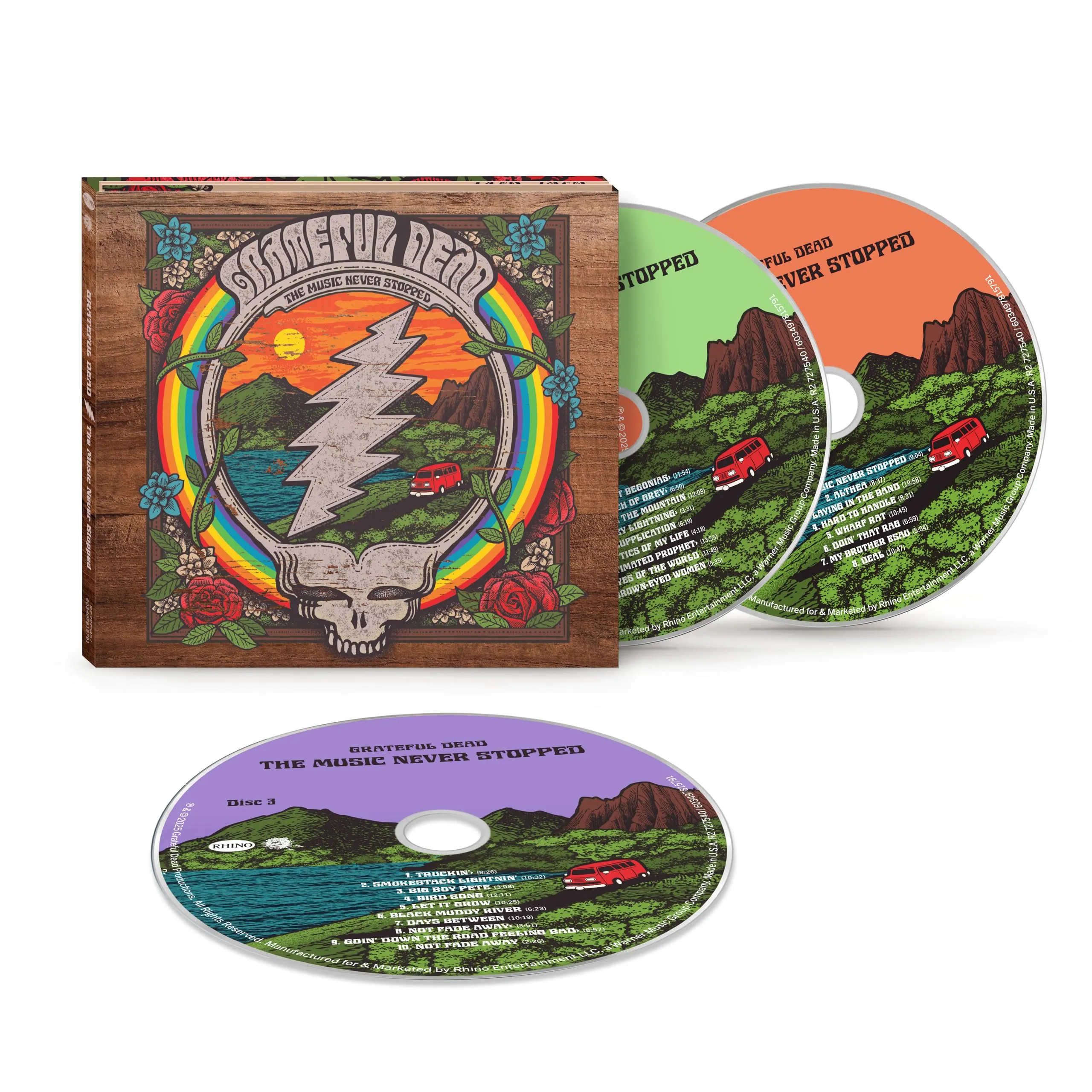 The Music Never Stopped (Live) (Box 3 Cd)