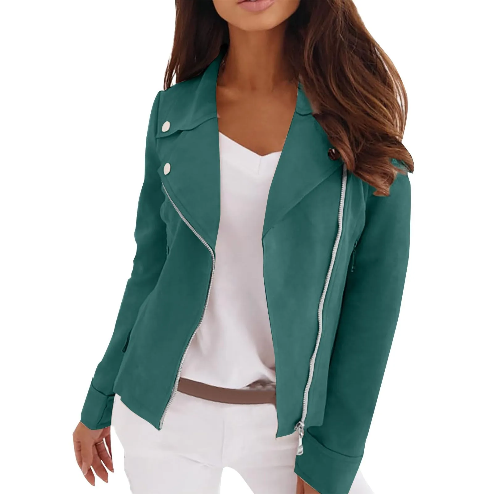 Cardigan Donna Grande Taglia Giacca Donna Metà Stagione Gilet Con Cerniera Cappotto Pulsante Cappotti 2025 Nuova Giacca Manica Lunga Abbigliamento Casual Loungewear Versatile Gilet Asciutto Cappotto