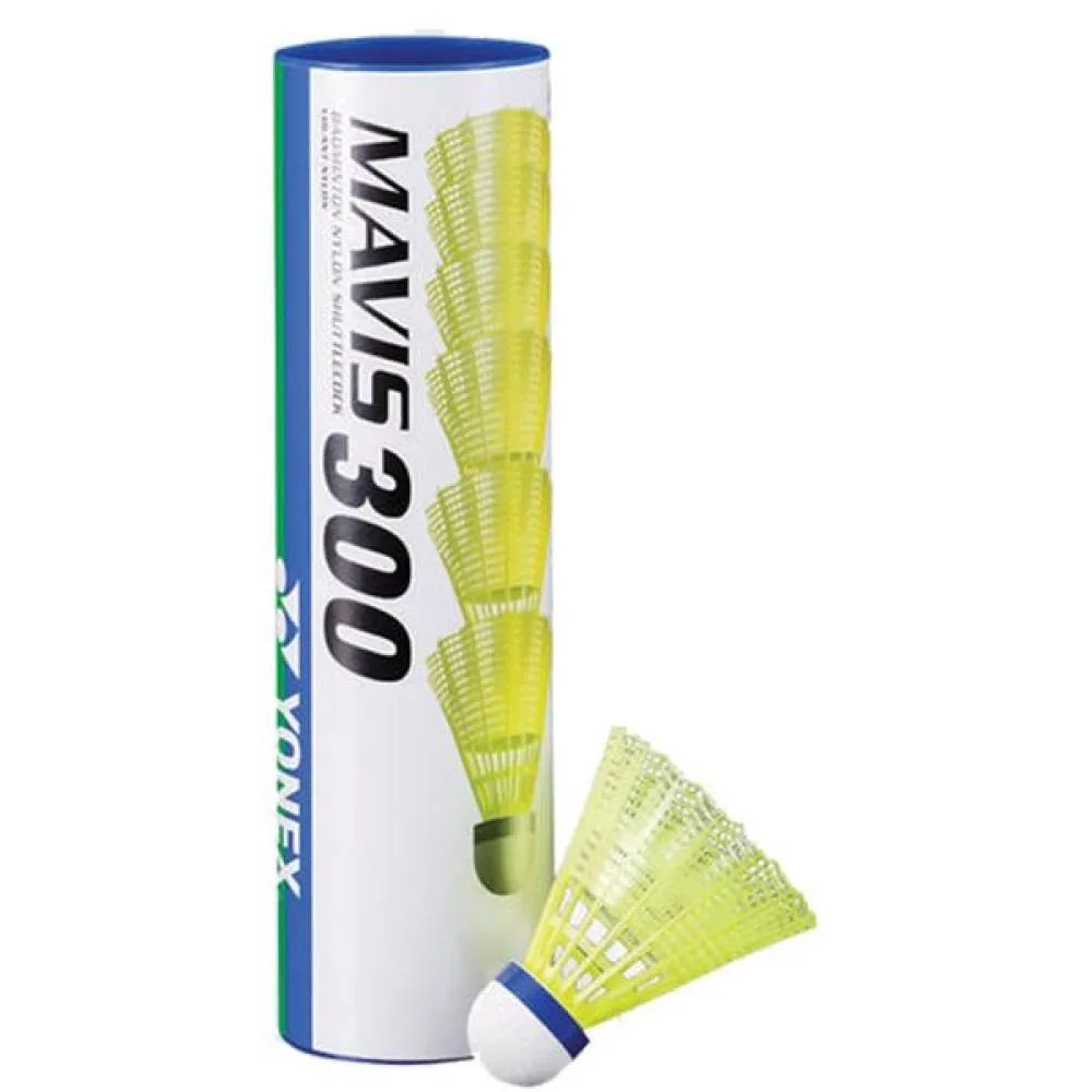 Yonex Mavis 300 Volani Badminton, Giallo (6 Pezzi Per Pacco)