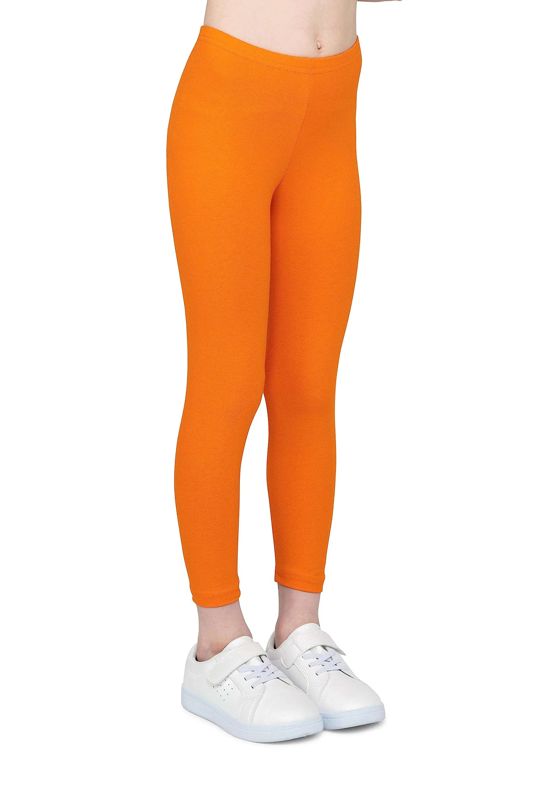 infatti Leggings in Cotone per Bambina, Pantaloni Morbidi e Comodi per Bambini, Allenamento Casual, Stile Elegante, Abbigliamento Basic Zoe