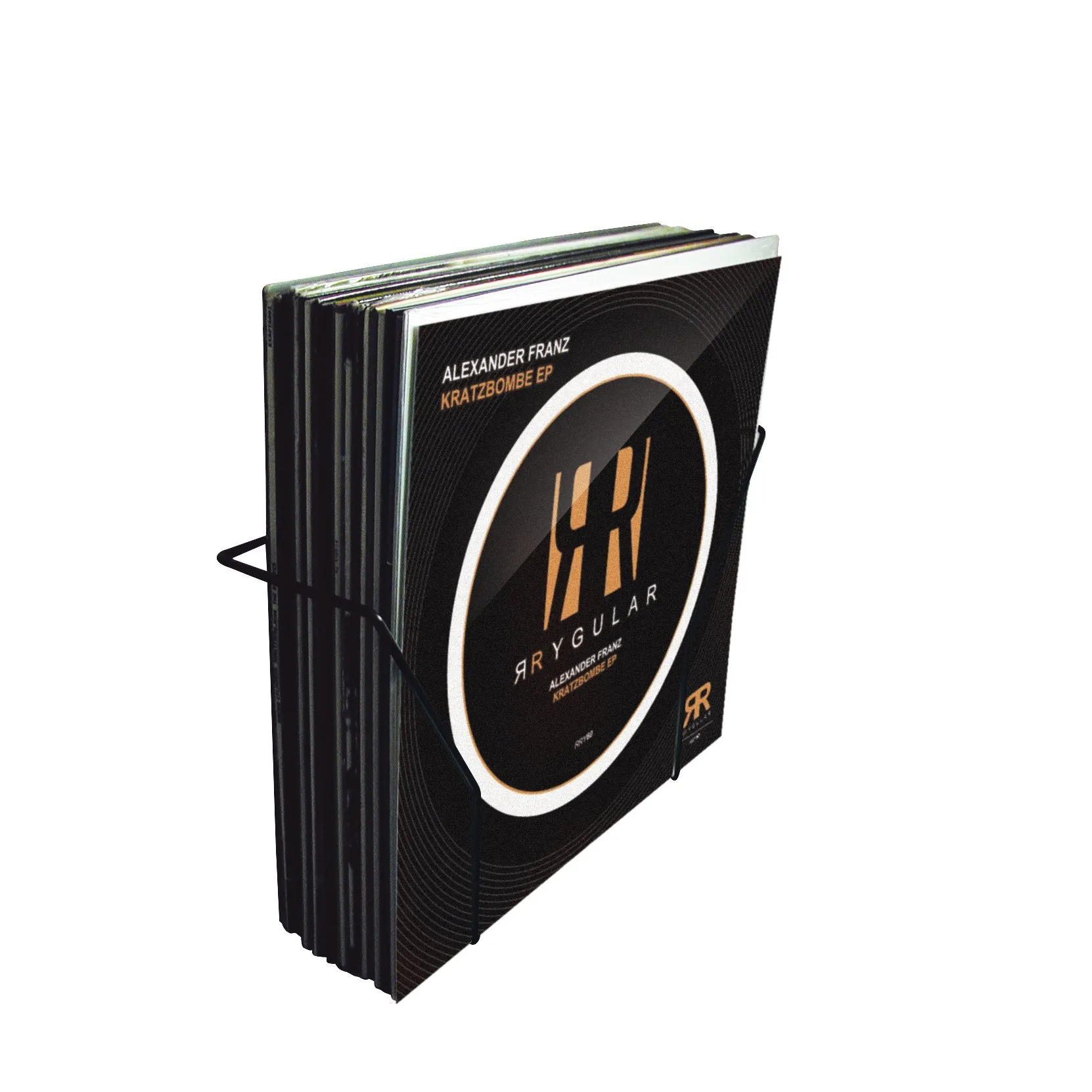 Glorious Vinyl Set Holder smart - può contenere fino a 25 vinili, in particolare la costruzione leggera, facile da montare