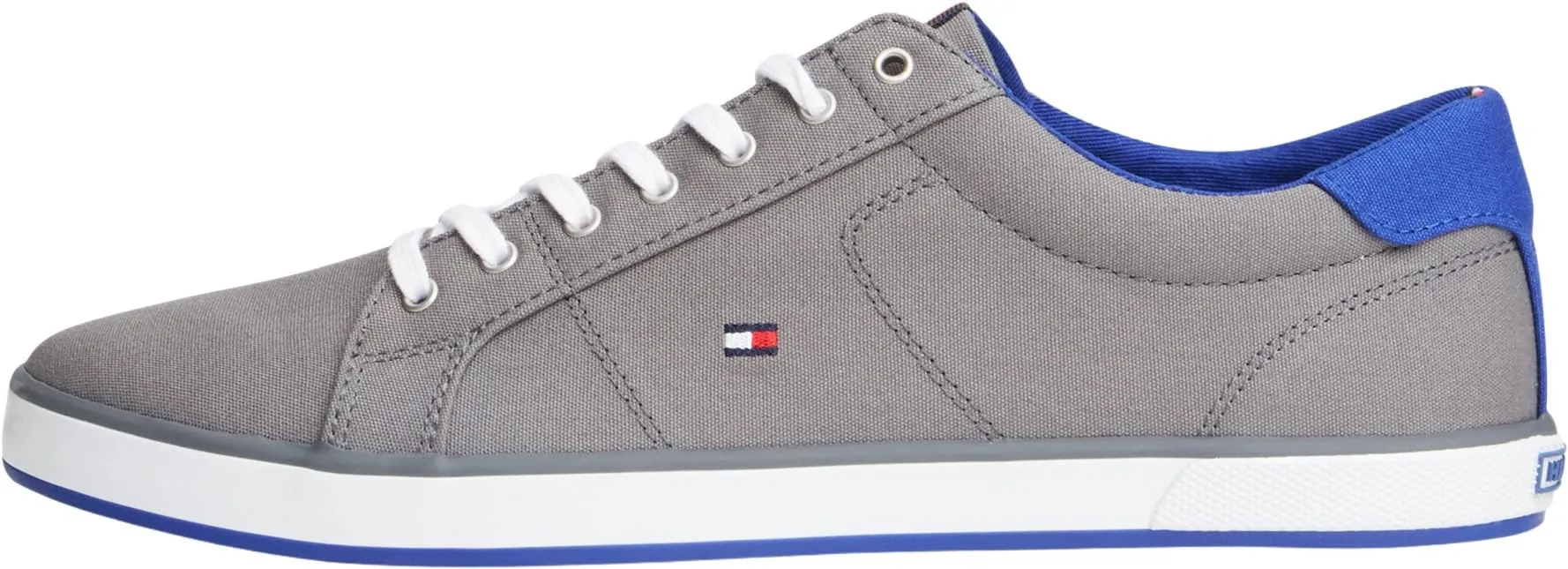 Tommy Hilfiger H2285arlow 1d Fm0fm00596, Sneaker Uomo, Grigio Steel Grey, 46 EU