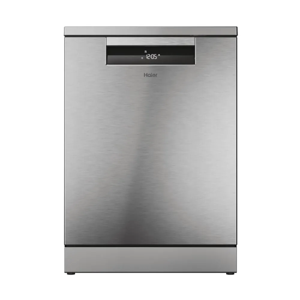 Haier I-Pro Shine Serie 7 Lavastoviglie a Libera Installazione 60 cm, 14 Coperti, 10 Programmi, Classe A, Lavaggio Flex Zone, App hOn + AI, AxLxP 85x 59,7x59,8 cm, Stainless Steel- XF 4A4M4PDX