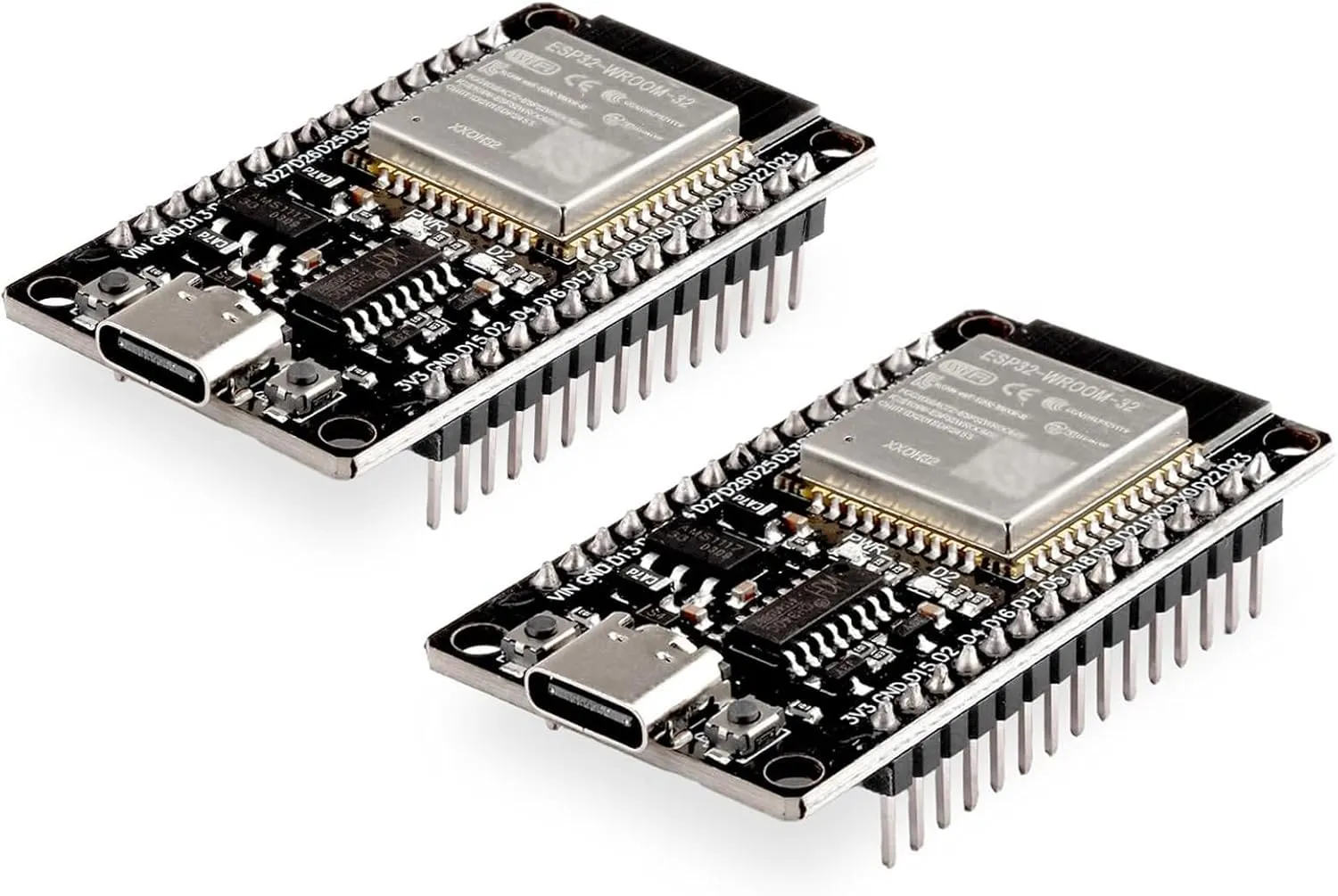 Diymore 2PCS per ESP32 Tipo C Scheda di Sviluppo,Electronic Expansion Sector,per ESP32 Module CH340C Chip, 2,4 GHz WLAN WiFi Bluetooth Module
