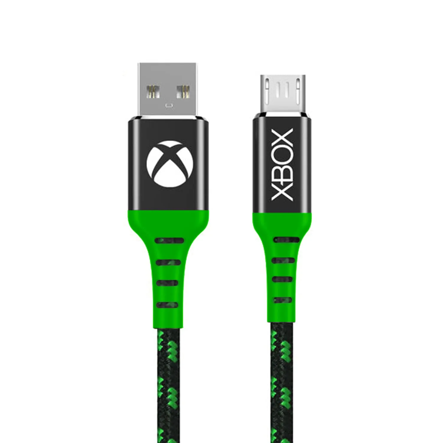 Numskull Official Xbox One Micro USB Nylon Braided Charging Cable 4m - Fast Charging Play and Charge Lead - Compatibile con PS4 Controller, Samsung, HTC