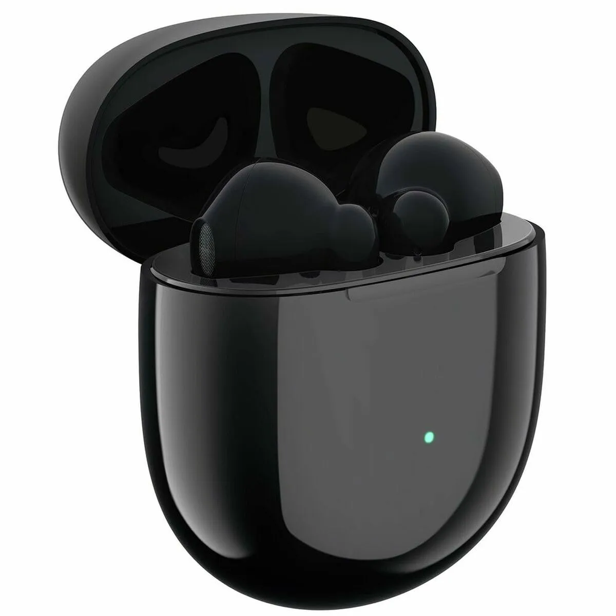 TCL Mobile - Moveaudio S200 Cuffie wireless (cancellazione del rumore, Bluetooth 5.0, ricarica rapida, custodia di ricarica extra sottile, IP54, touch) Nero [Italia]