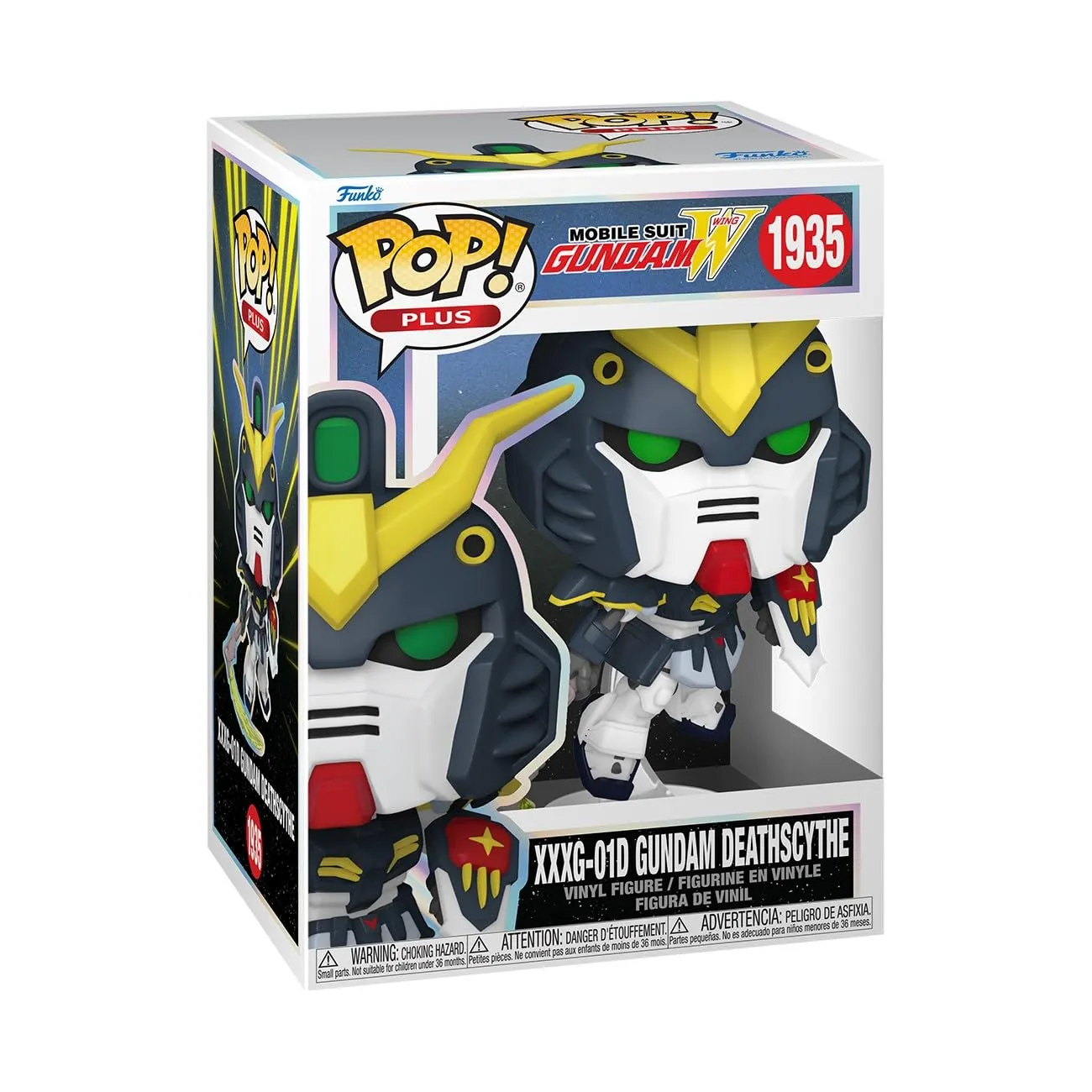 Funko Pop! Plus: MSGW - Gundam Deathscythe - Mobile Suit Gundam Wing - Figura in Vinile da Collezione - Idea Regalo - Merchandising Ufficiale - Giocattoli per Bambini e Adulti - Anime Fans