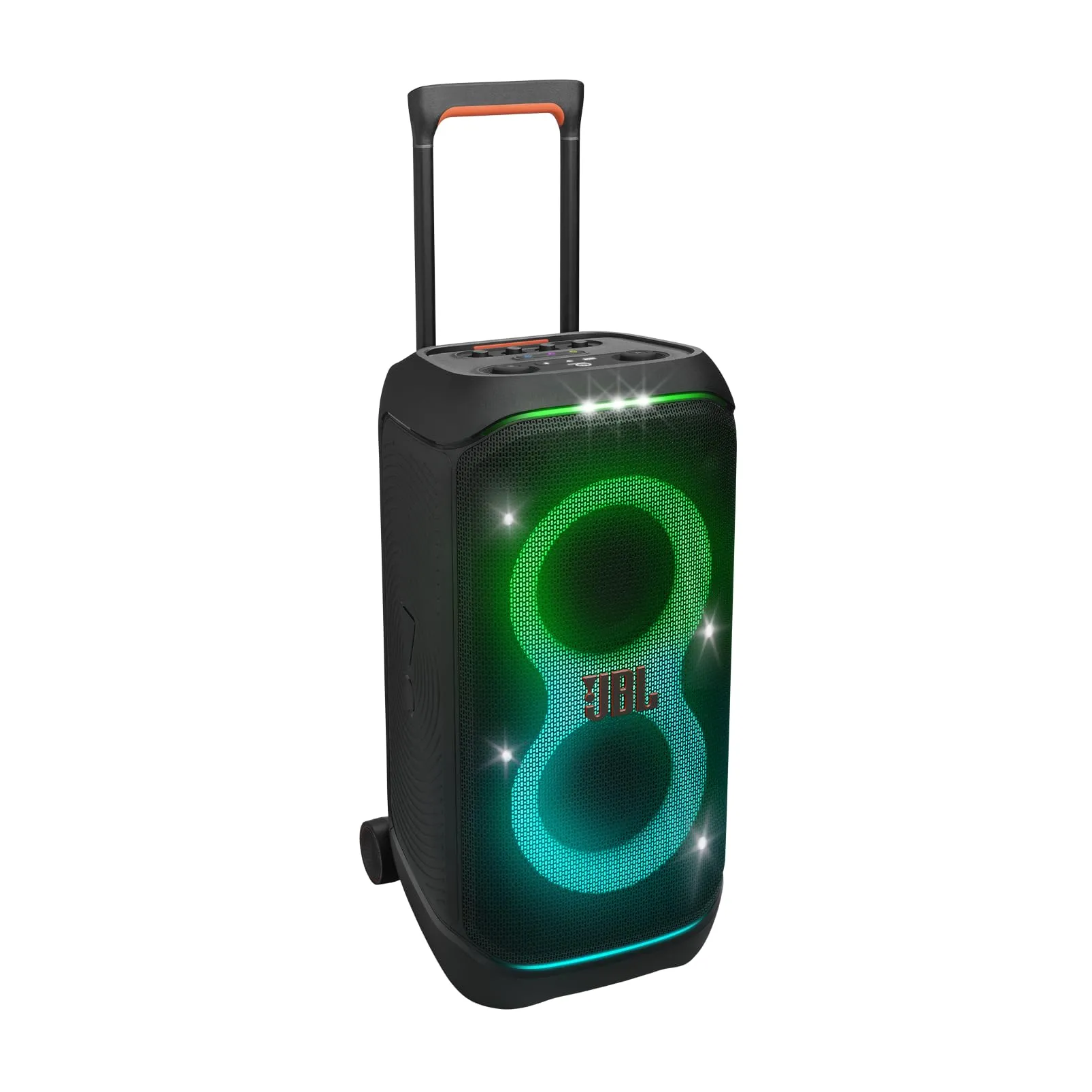 JBL PartyBox Club 120 Speaker Wireless Bluetooth Portatile, Cassa Altoparlante Impermeabile IPX4, 2 Ingressi per Microfono e Chitarra, USB, fino a 12 h di Autonomia, Nero, Spina AC UK (tipo G)
