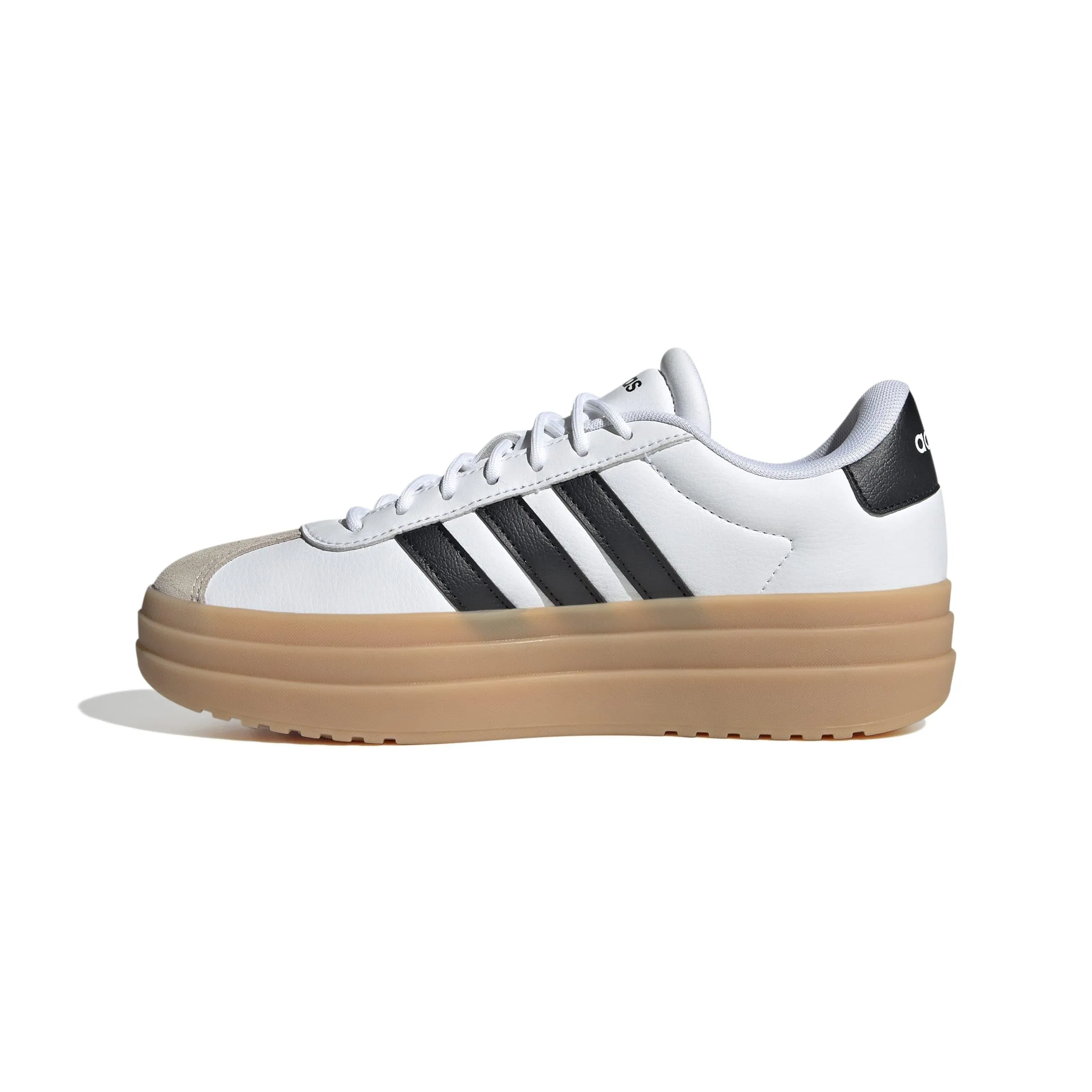 Adidas Donna VL Court Bold Shoes, Ftwr White/Core Black/Wonder Beige, 36 EU