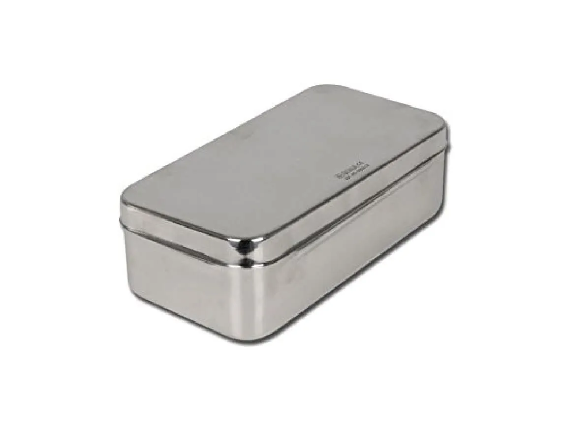 GIMA 26654 Scatola Acciaio Inossidabile, 20 x 10 x H 6 cm
