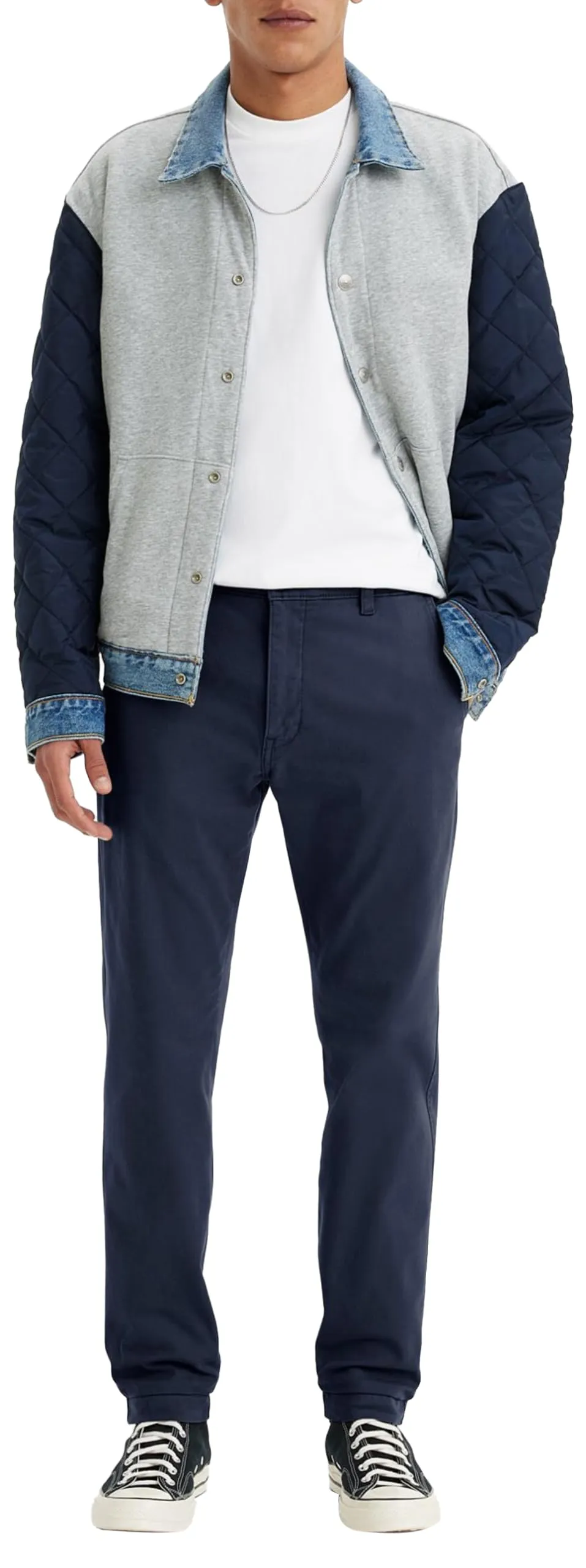 Levi's XX Chino Standard II, Pantaloni Uomo, Baltic Navy Shady Gd Ccu B, 36W / 30L