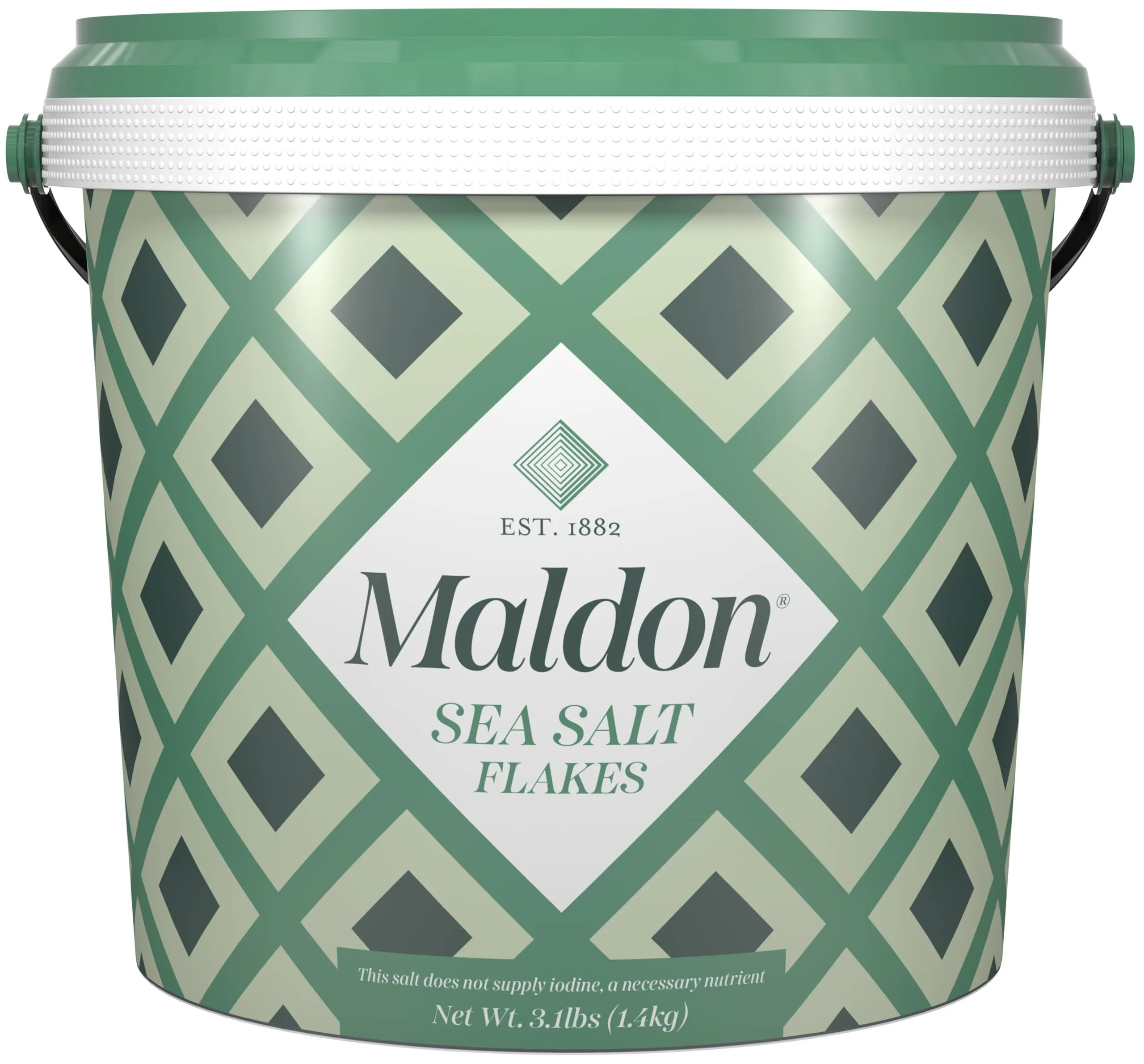 MALDON - Fiocchi di sale marino 1400 g | Fiocchi di sale delicati e croccanti da minerali naturali | Fiocchi di sale marino dal gusto puro. Ideale anche come decorazione per cocktail | Contenuto: 1400