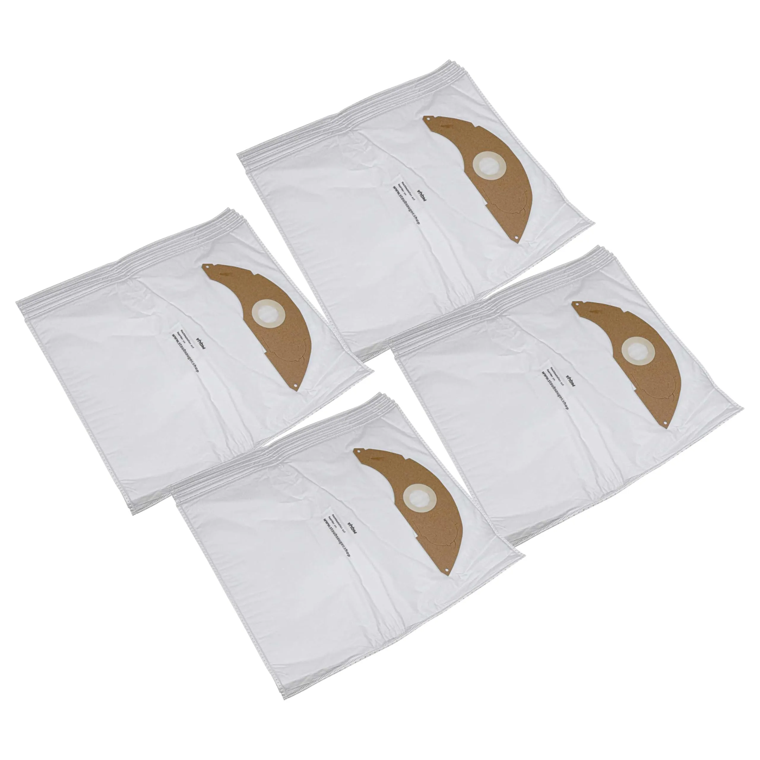 vhbw 20x sacchetto compatibile con Kärcher NT 22/1 Ap L, NT 22/1 Ap Te L aspirapolvere - 42cm x 26,5cm Bianco