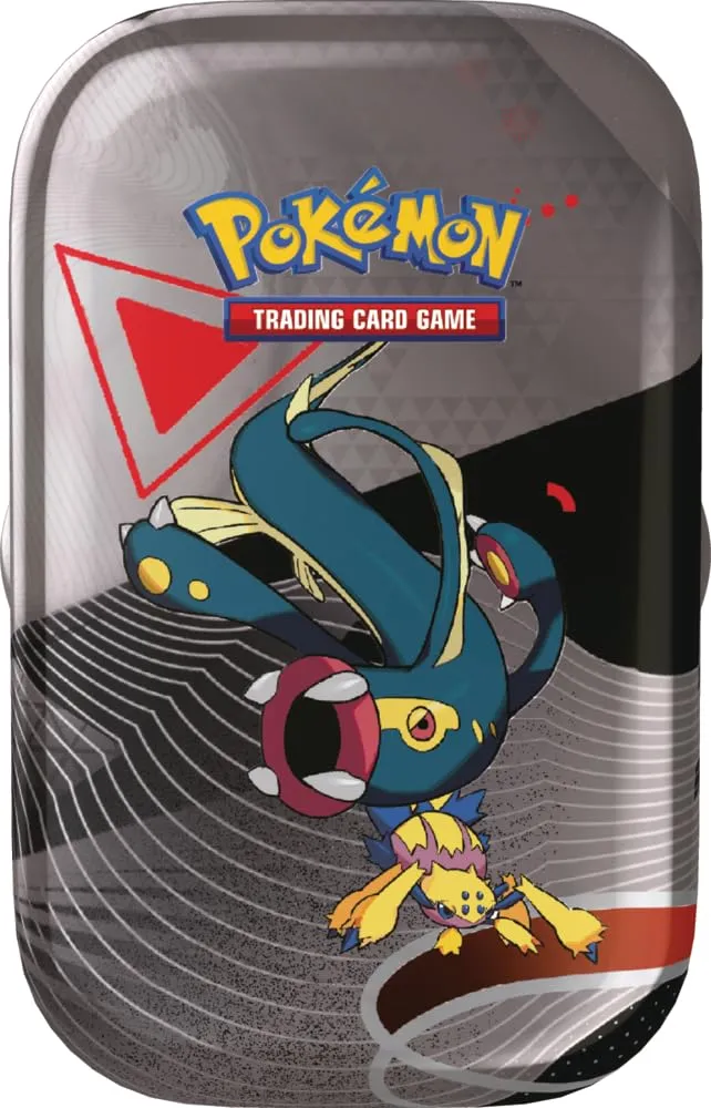 Pokémon: miniscatola da collezione Unima (Eelektross e Galvantula) del GCC Pokémon (due buste di espansione e una carta adesiva)