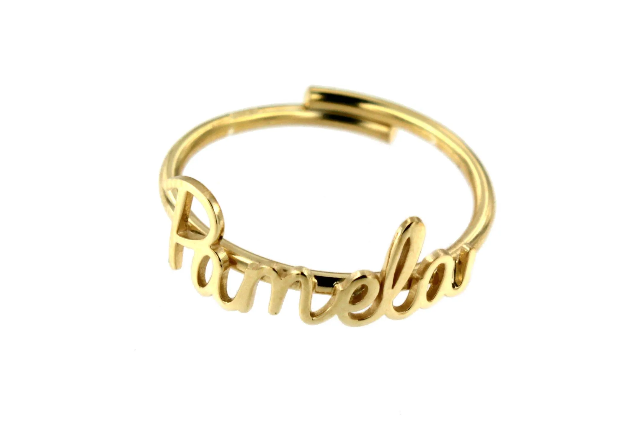 Anello regolabile personalizzabile con qualsiasi nome/parola