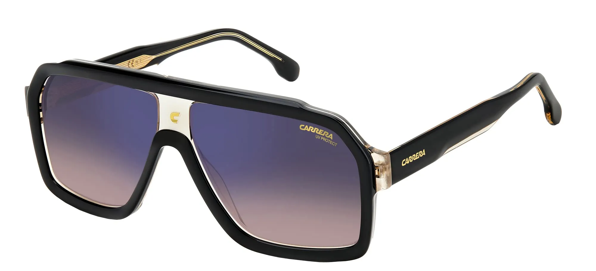 CARRERA 1053/S Occhiali, Nero e Beige, 60 Uomo