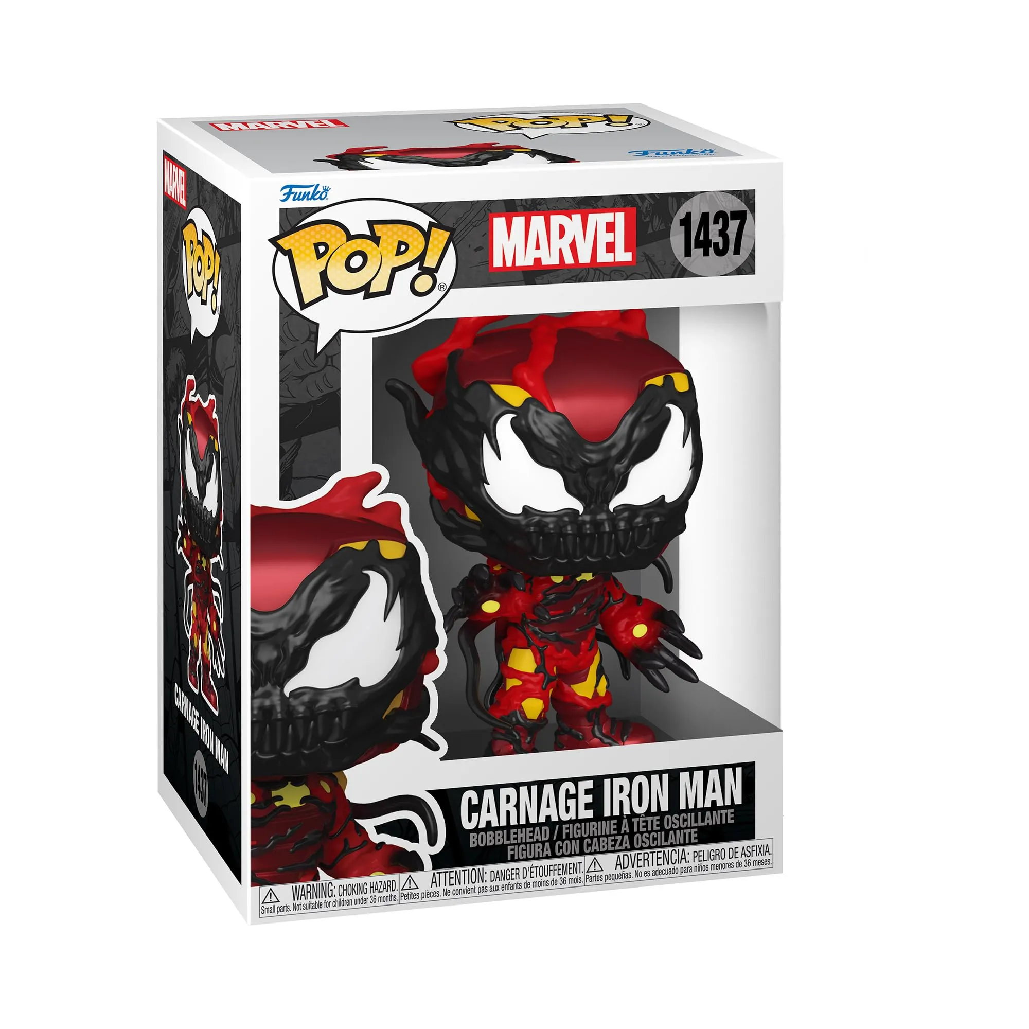 Funko Marvel Carnage Iron Man Vinyl Figurine 1437 Unisex Pop! multicolore vinile