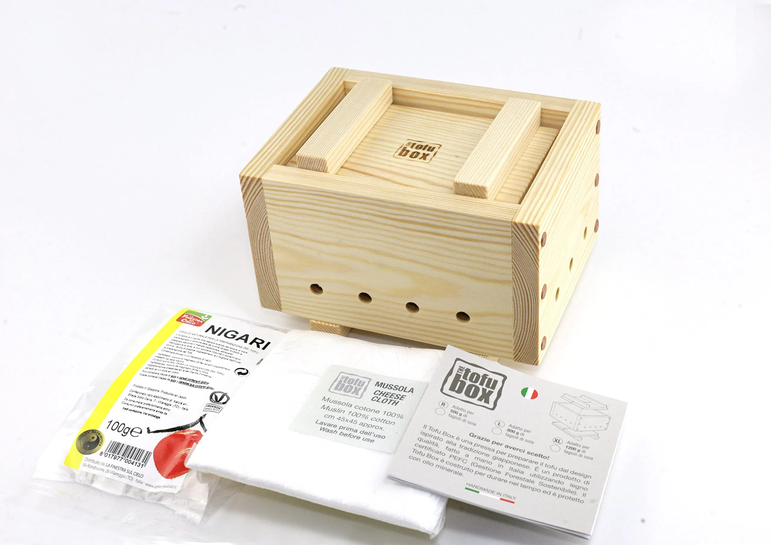 Tofu Maker Kit Regular (500g) Hand Made in Italy (Regular)