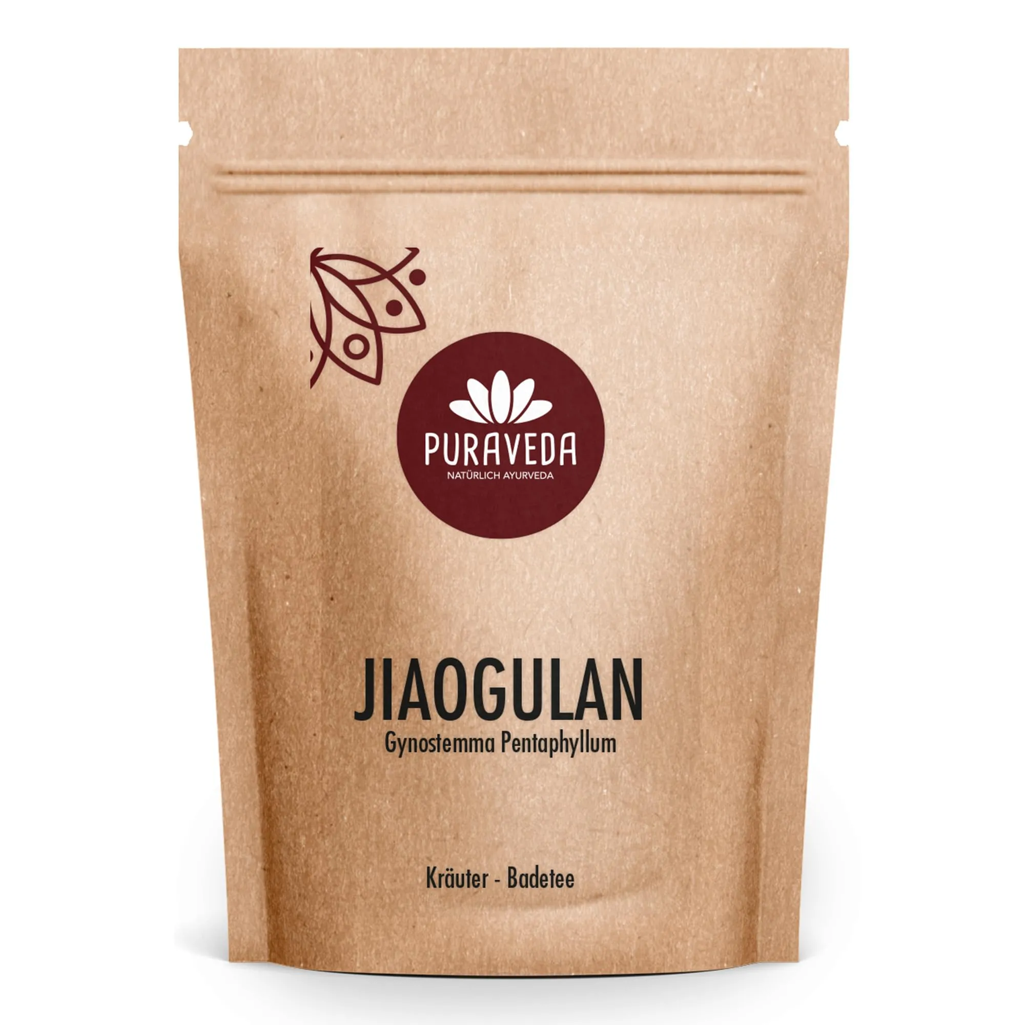 Jiaogulan essiccato - 125g - erba dell'immortalità - SENZA gambo - qualità massima - gynostemma pentaphyllum