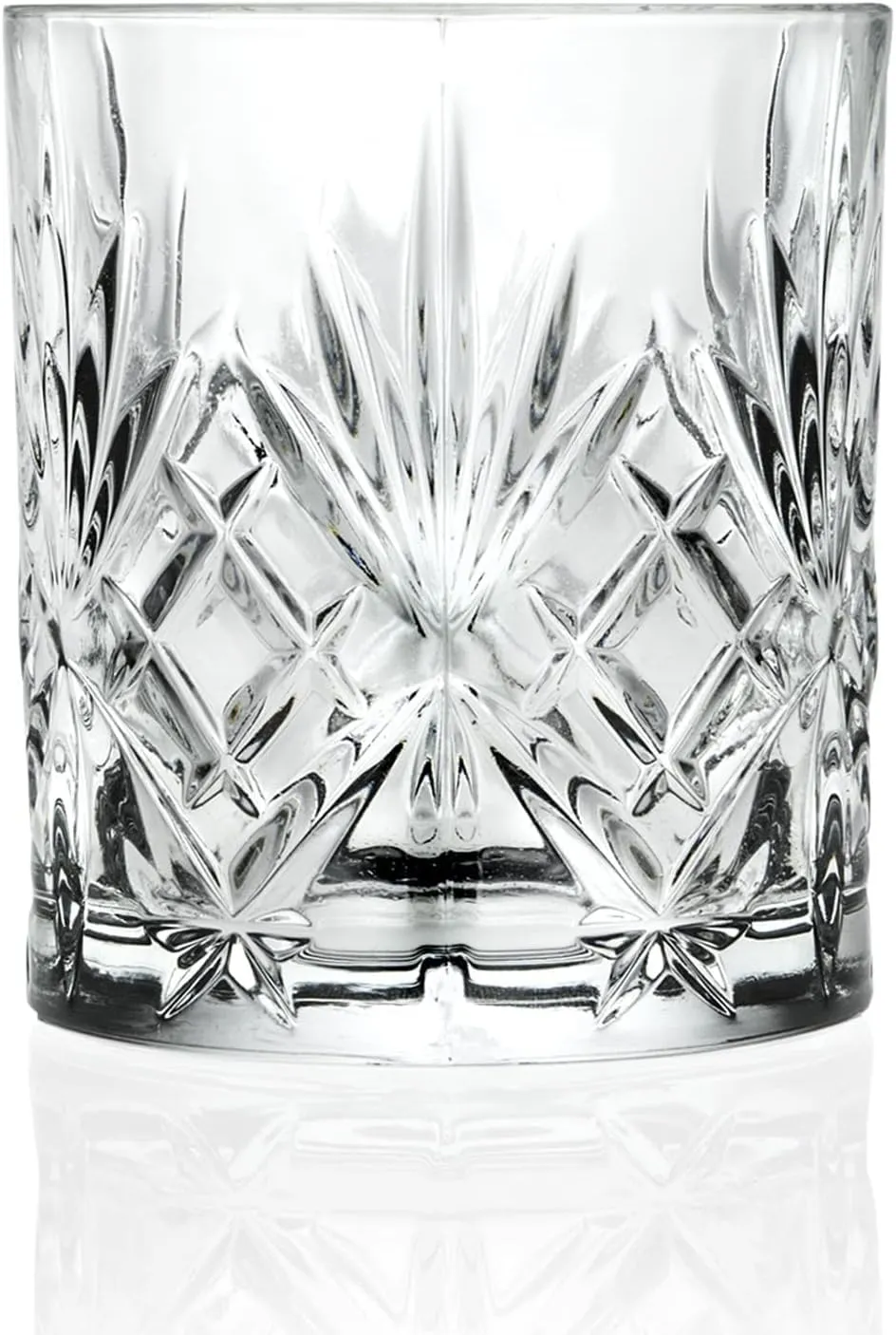 RCR Cristalleria Italiana S.p.a. Linea Melodia | Bicchieri da Acqua in Vetro Moderni Set 6 Bicchieri di Cristallo da 31 Cl