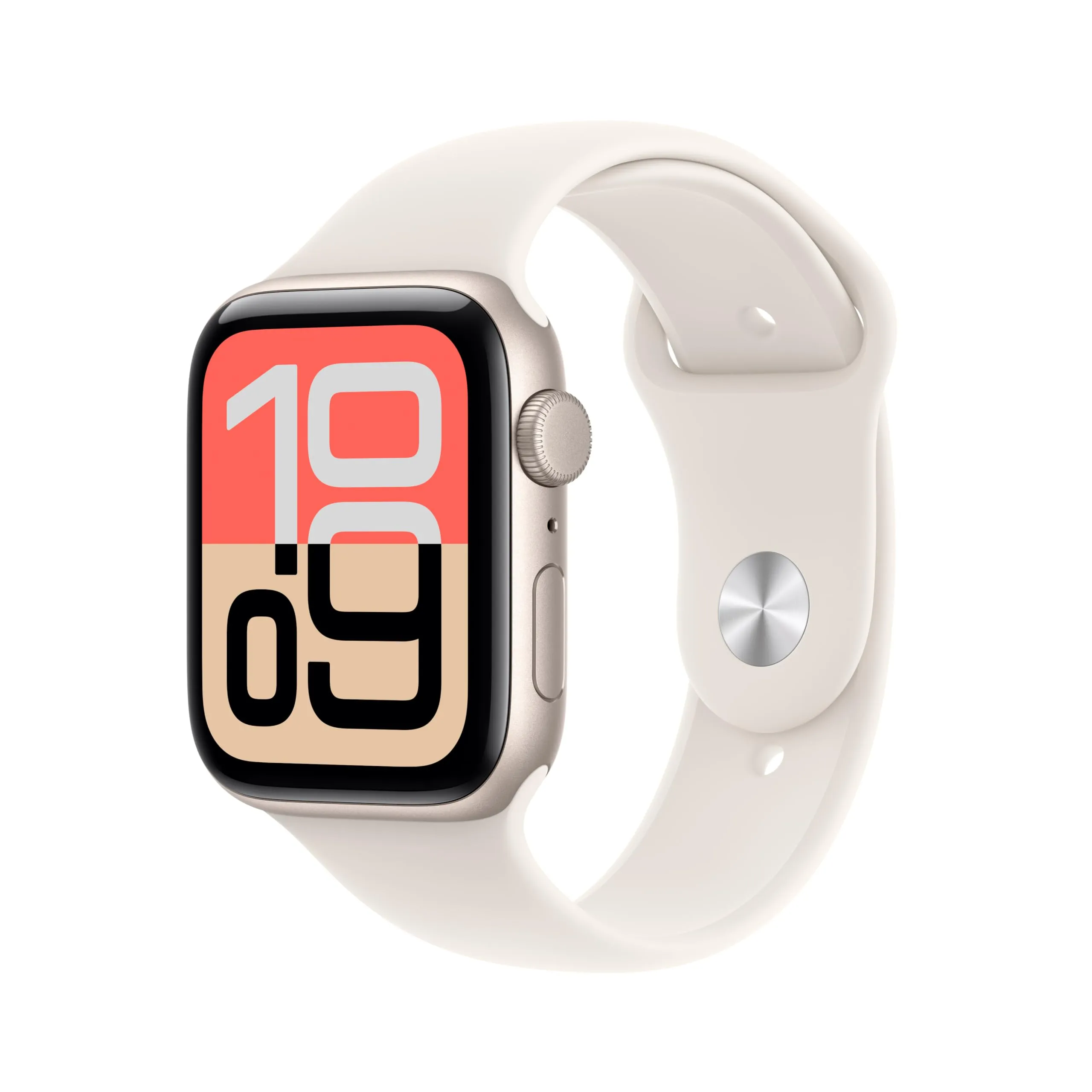 Apple Watch SE 3 GPS, Cassa 44 mm in alluminio galassia con Cinturino Sport galassia - S/M