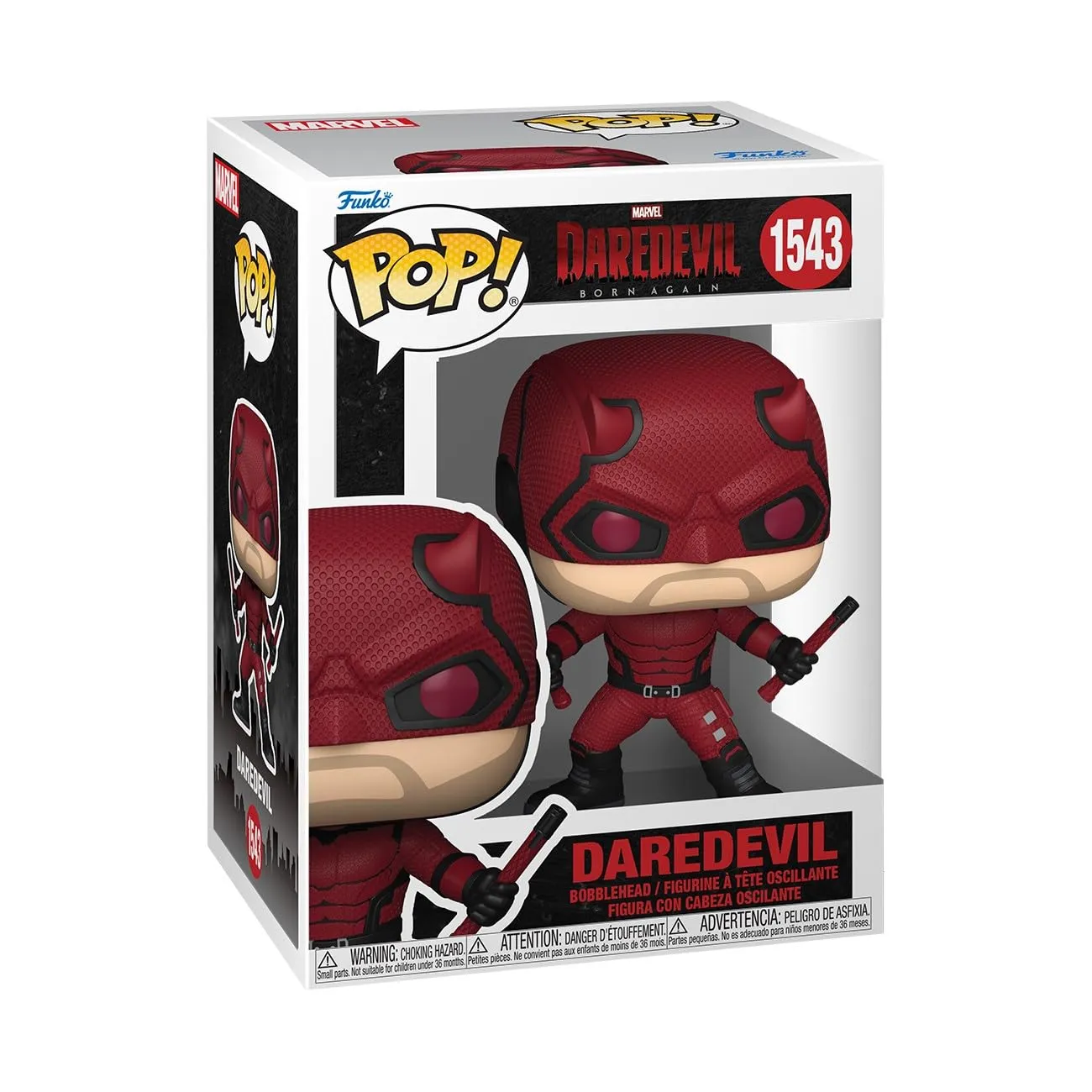 Funko Pop! Marvel: Daredevil Born Again - Matt Murdock - Figura in Vinile da Collezione - Idea Regalo - Merchandising Ufficiale - Giocattoli per Bambini e Adulti - TV Fans - Figura per i Collezionisti