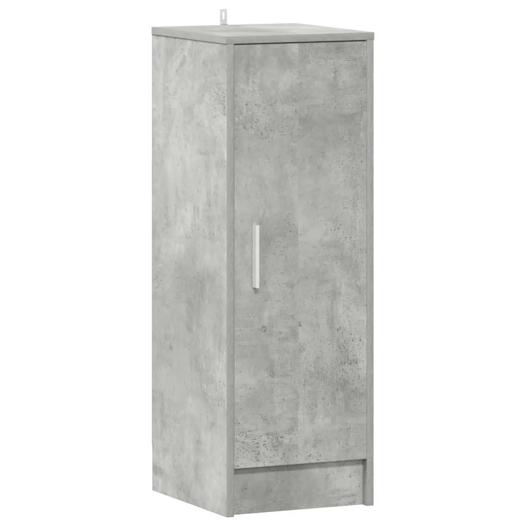 vidaXL Scarpiera Grigio Cemento 32x35x92 cm in Truciolato