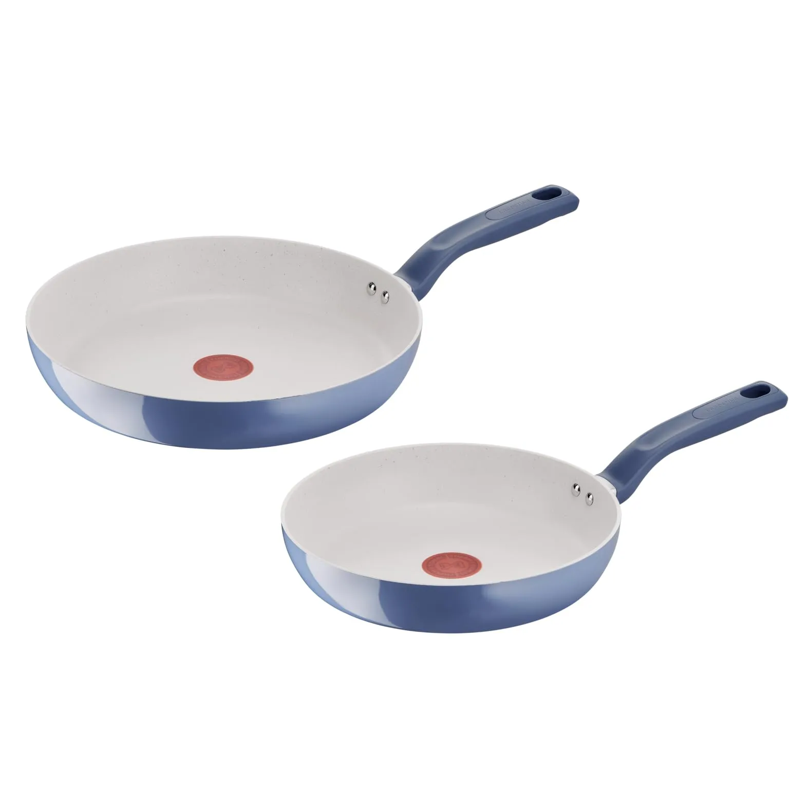 Lagostina Nettuno, Set 2 Pezzi, Padelle 24-28 cm, Rivestimento Antiaderente, Compatibile Con Induzione, 010288600012