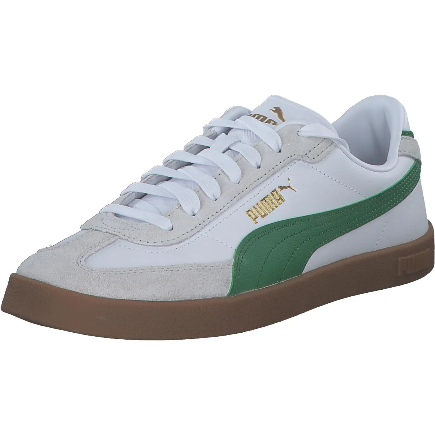 PUMA Club II Era, Scarpe da Ginnastica Unisex-Adulto, White-Archive Green-Gum, 43 EU