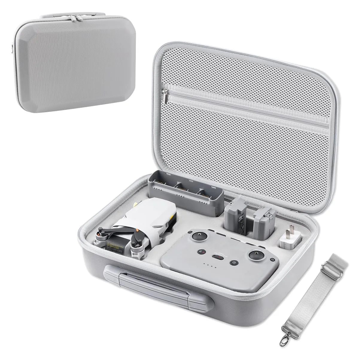 Doksvp Drone Custodia per DJI Mini 4k, Borsa per DJI Mini 2, Mini2 SE Viaggio Portatile, Borsa Telecomando e Accessori per Batterie, per Drone Proteggere