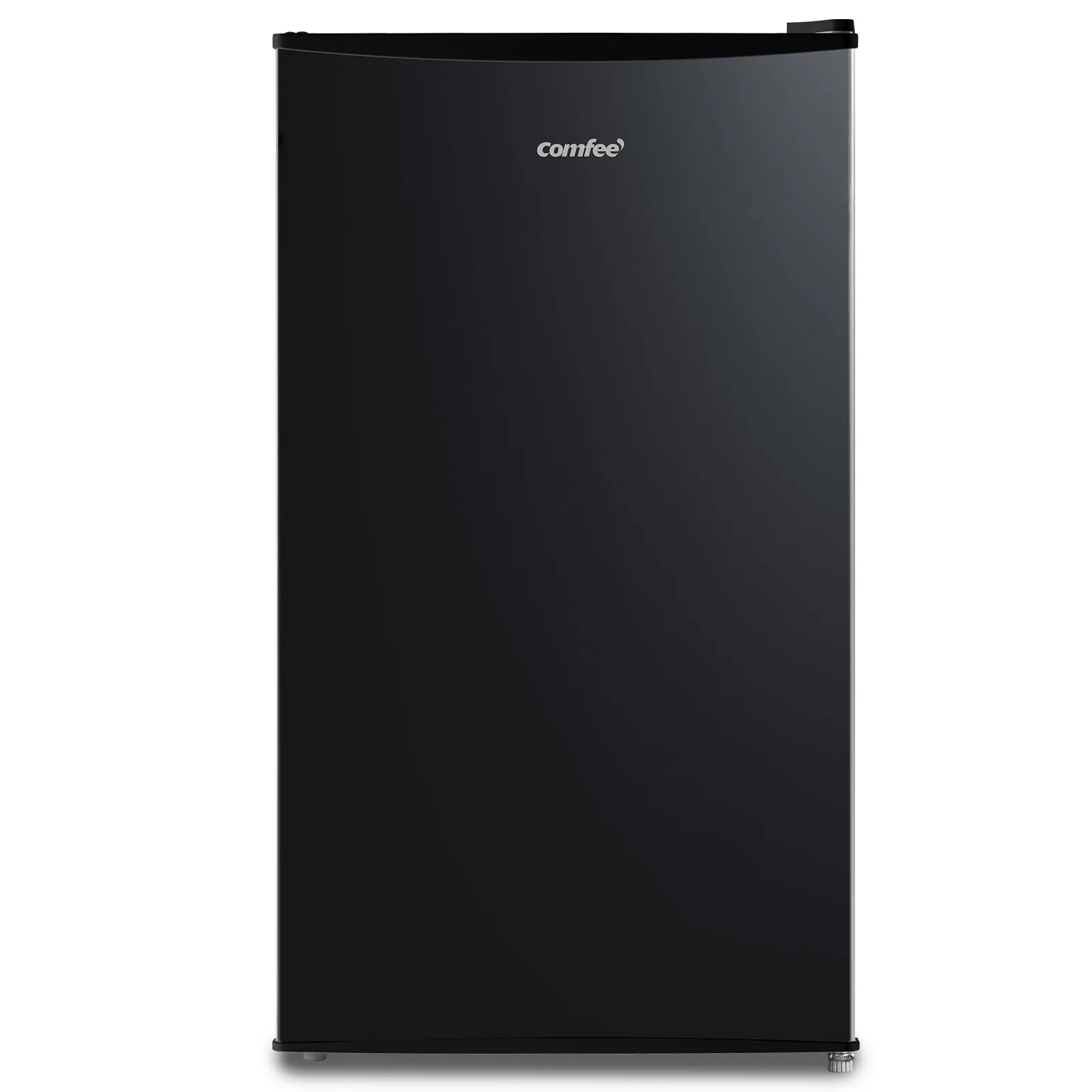 COMFEE' RCD80DK3(E) 80 Liter Frigo Piccolo con Congelatore, Frigorifero Monoporta, adatto per casa, ufficio, Camera,Bassa Rumorosità 39db, Porta reversibile, Compressore Inverter， Luce LED, Nero